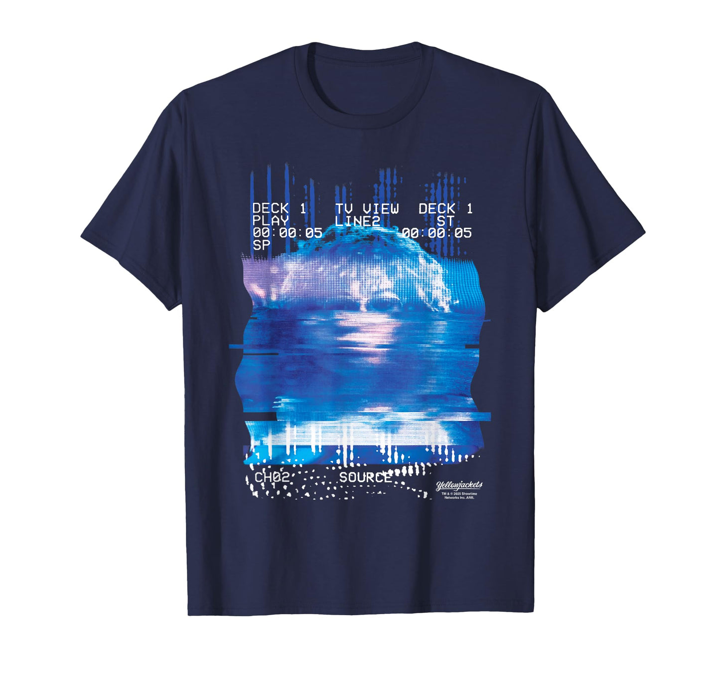 Yellowjackets Misty Retro TV Static Glitch T-Shirt
