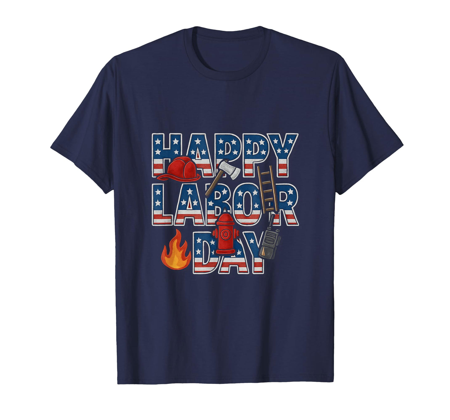 Labor Day Tshirt 2018 American Flag Labor Day Tee Women Men T-Shirt