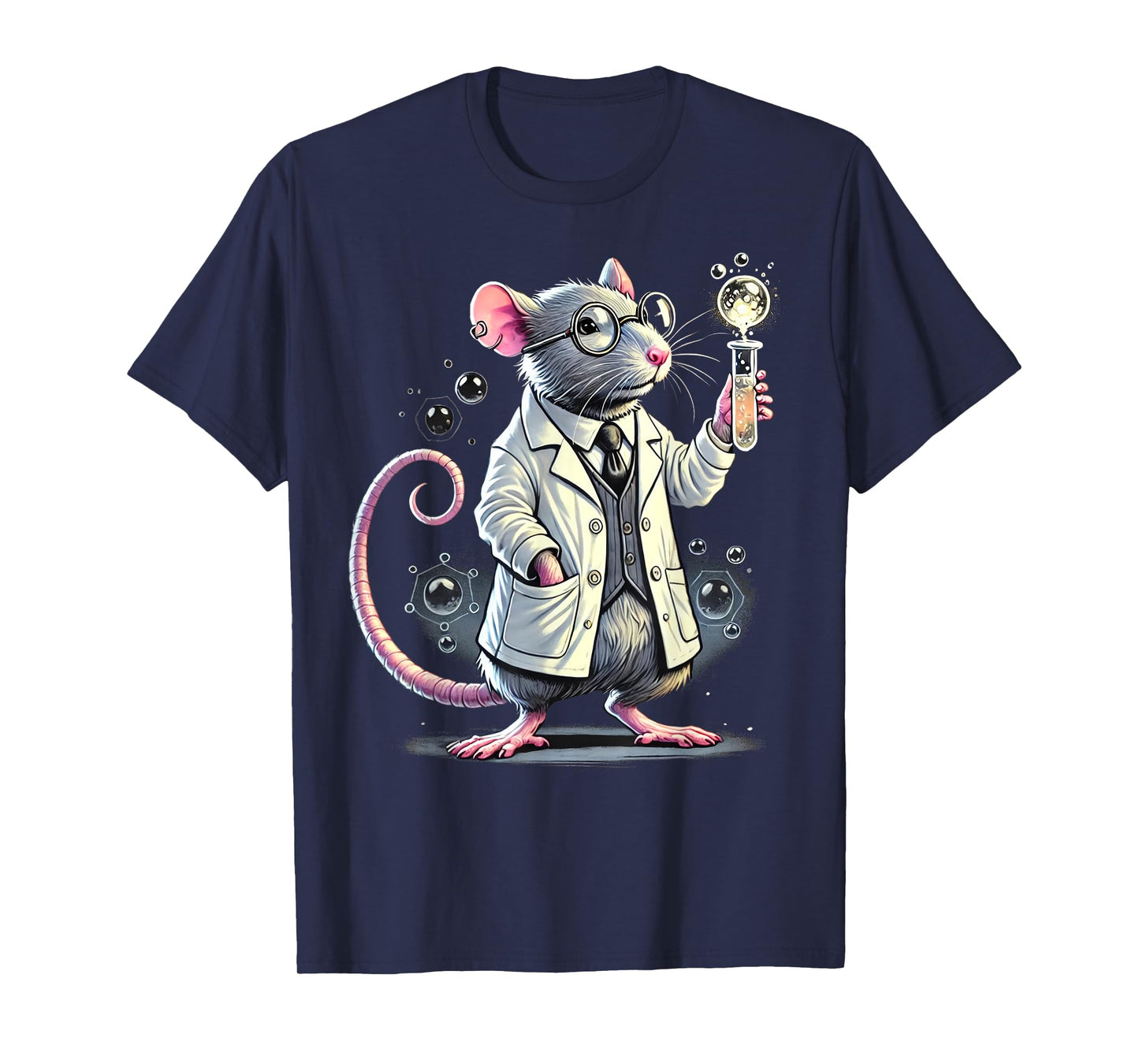 Science Chemistry Lab Rat Scientist Mouse T-Shirt