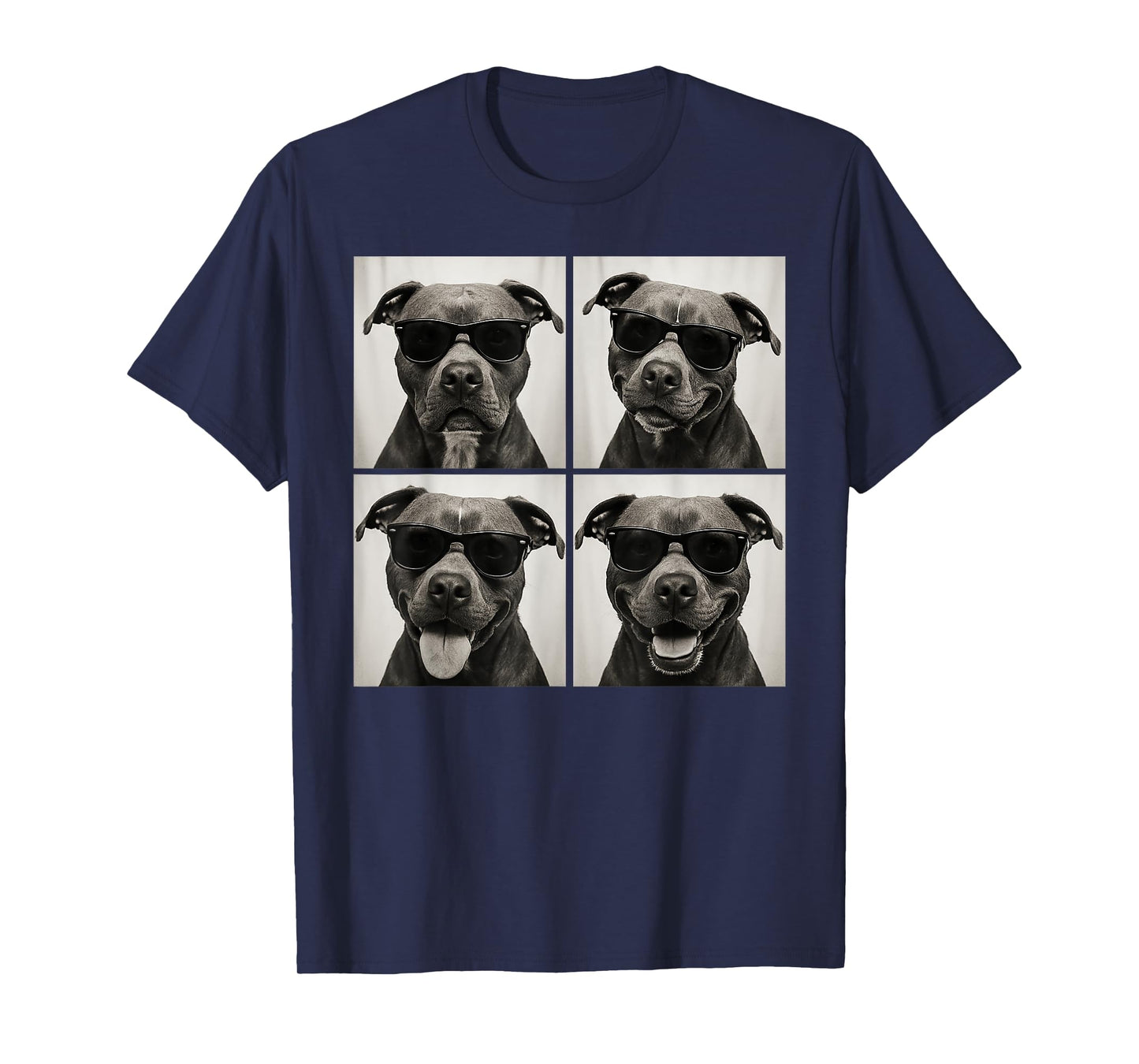 Funny Pit Bull Lover Cute Pittie Dog Photo Booth T-Shirt for Men Women Kids