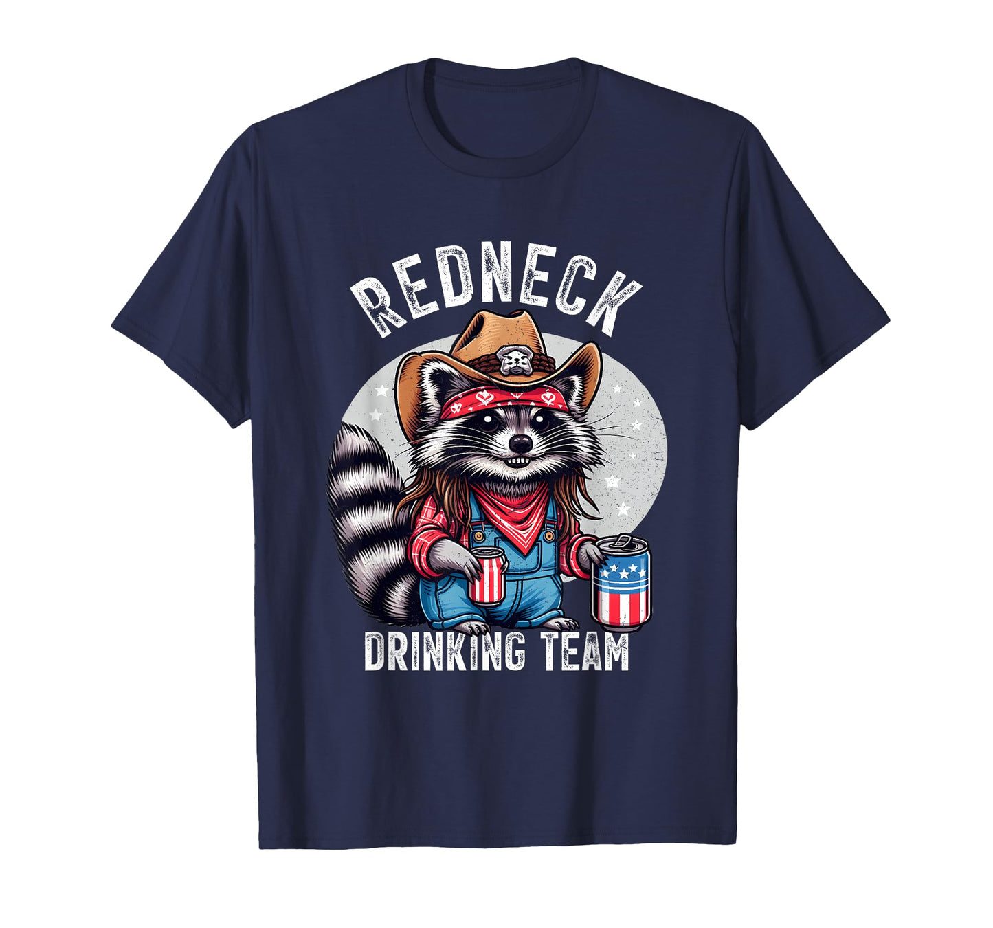 Redneck Raccoon Mullet White Trash Party Attire Hillbilly T-Shirt