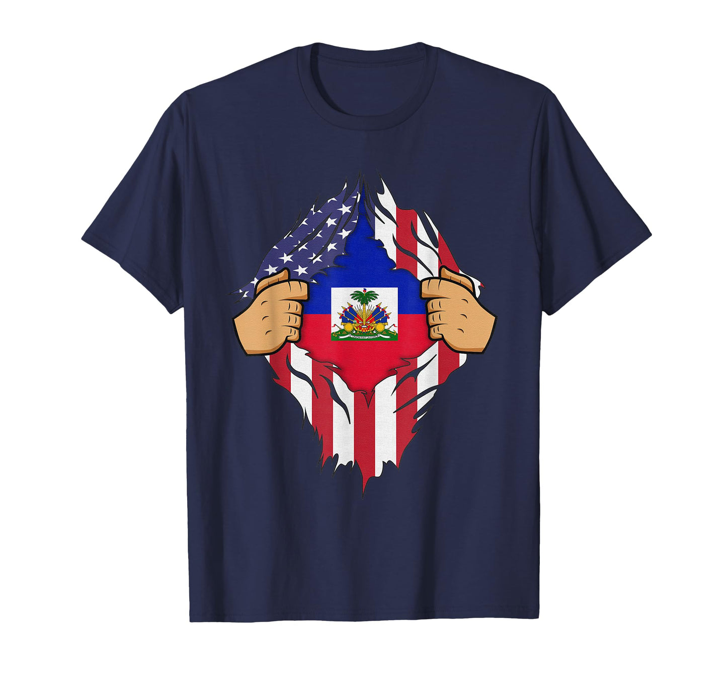 HAITIAN FLAG HAITI Men Women Kids Gift T-Shirt