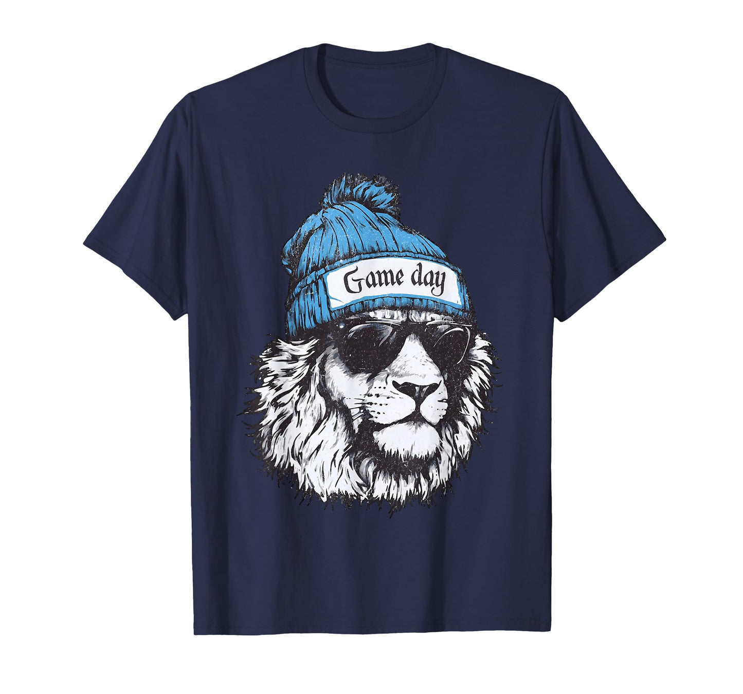 Touchdown American Football Game Day Thanksgiving Lion Cool T-Shirt