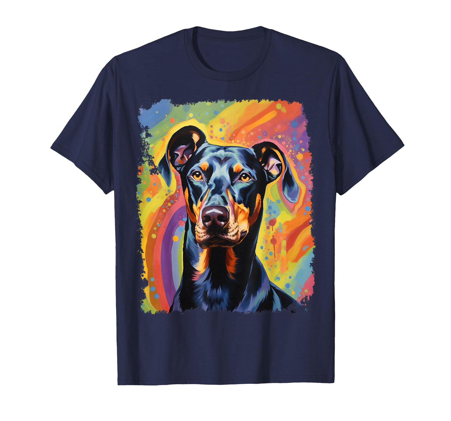 Pop Art Dog Doberman T-Shirt