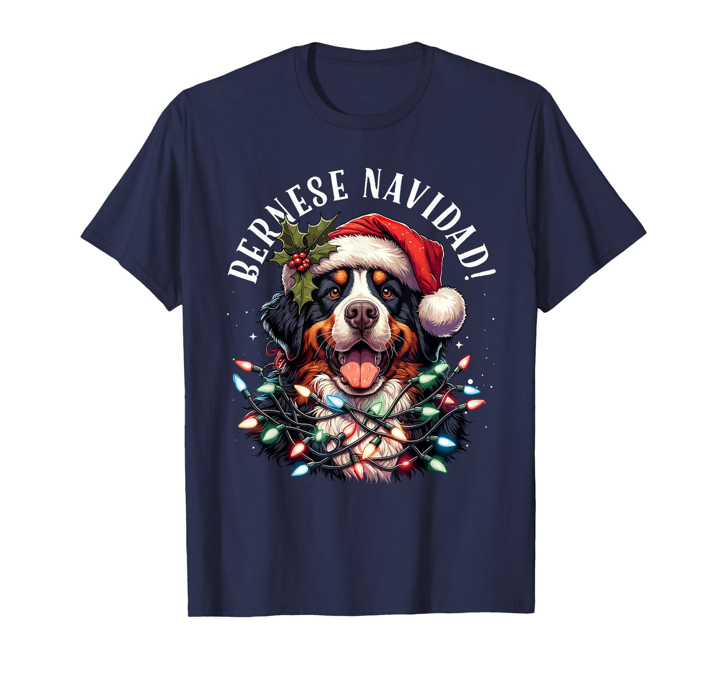 Bernese Mountain Dog Christmas Funny Bernese Navidad Berner T-Shirt