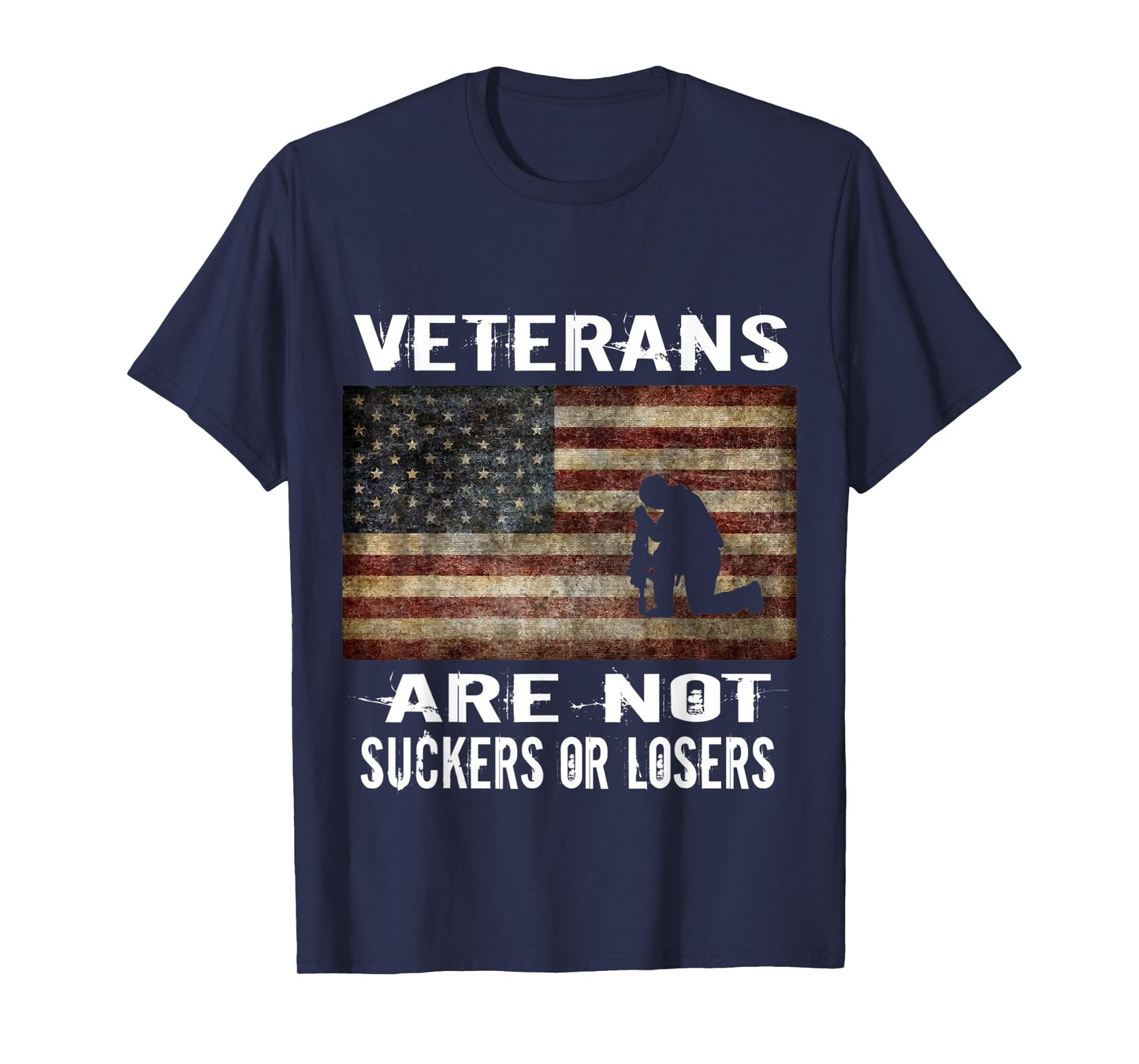 VETERANS ARE NOT LOSERS OR SUCKERS WOMEN MEN ANTI TRUMP T-Shirt