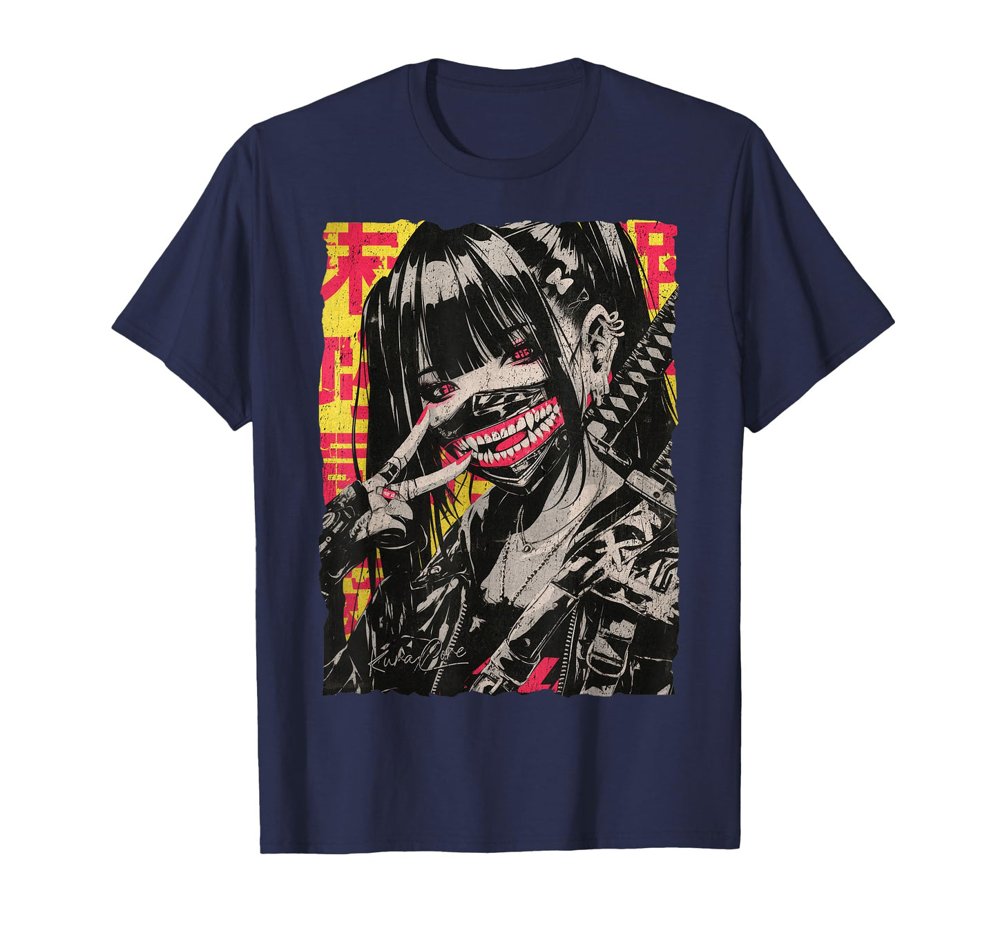 Japan Streetwear Cyberpunk Y2K Hip Hop Techwear Manga Anime T-Shirt