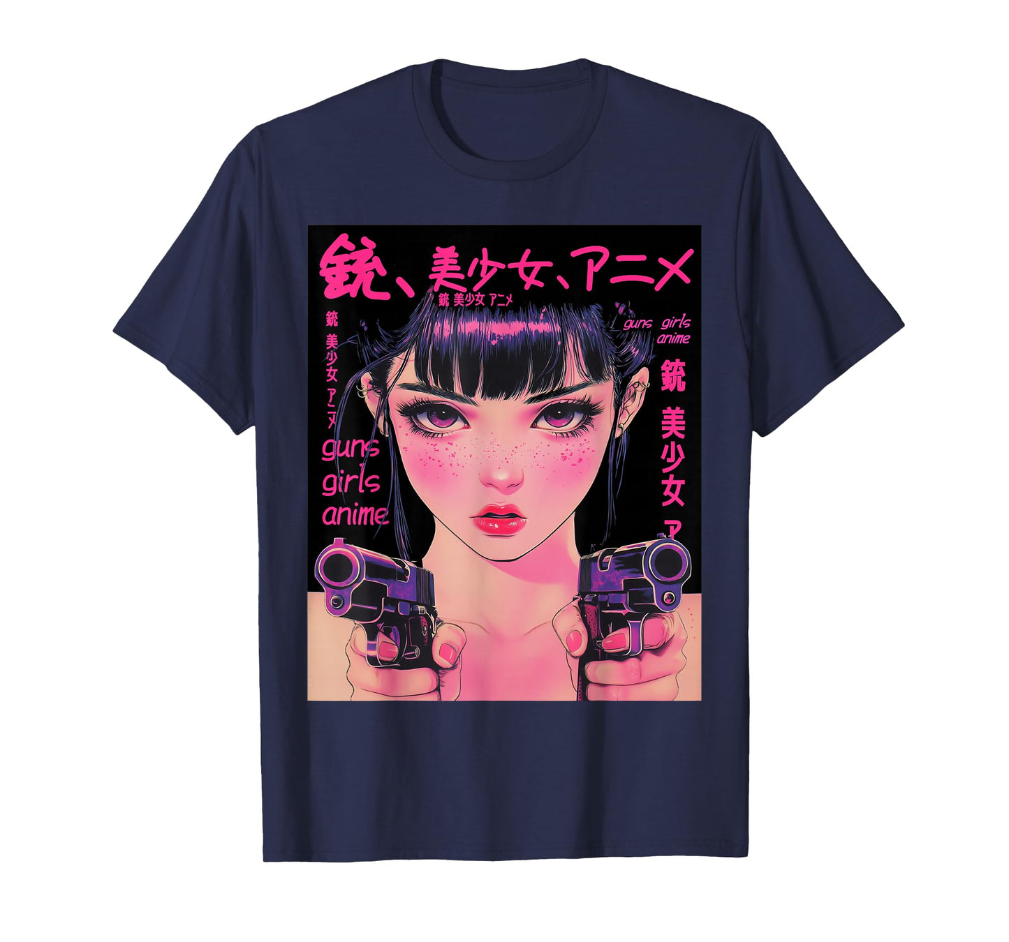 Anime Waifu Graphic T-Shirt