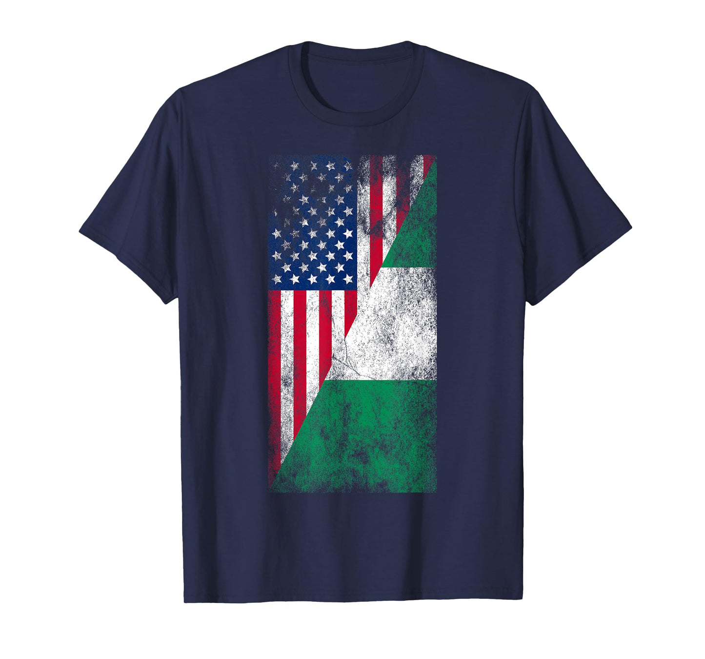 USA & Nigeria Flags - United States of America, Nigerian T-Shirt