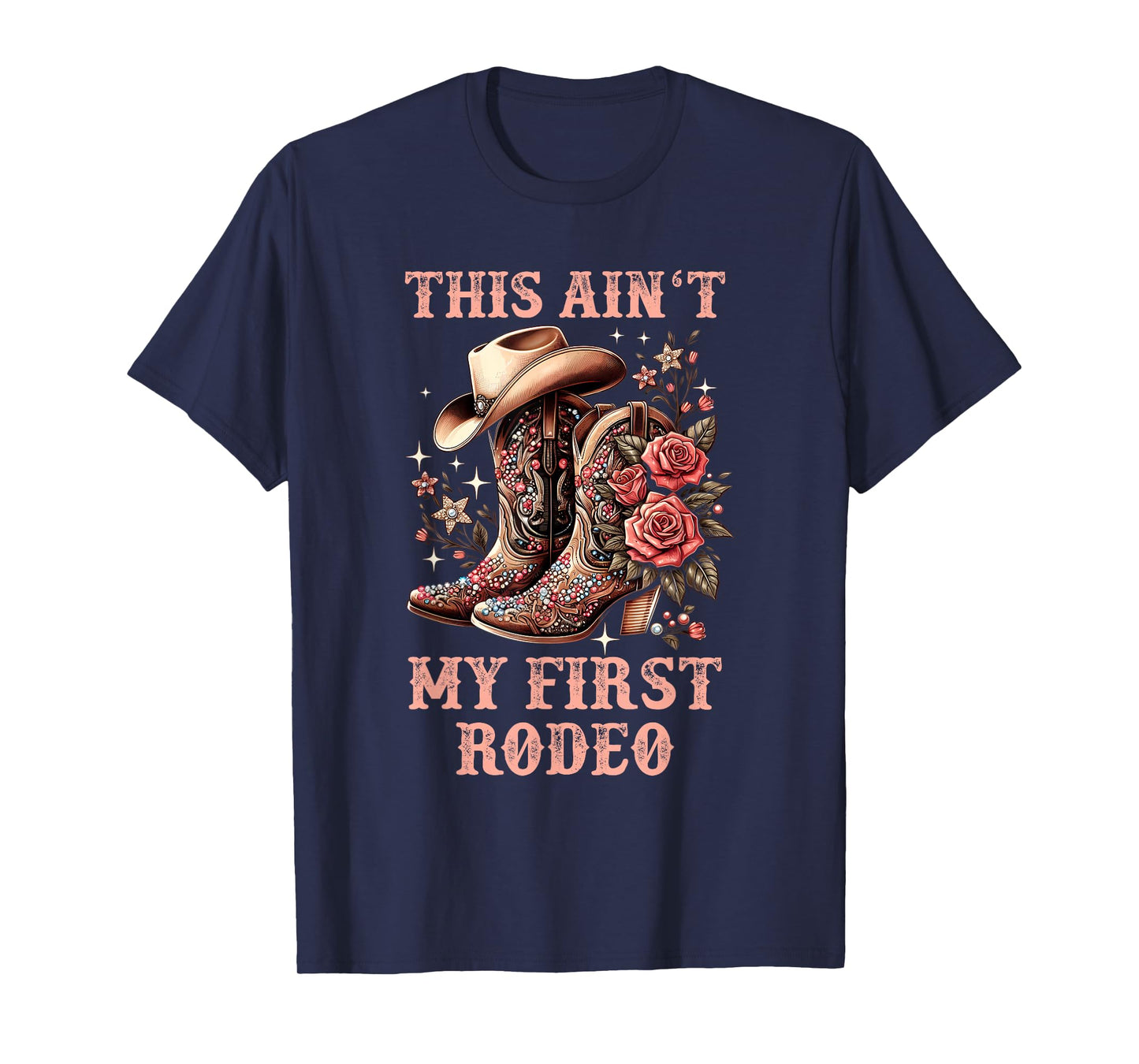 Cowgirl Country Girls Woman Kids This Aint My First Rodeo T-Shirt