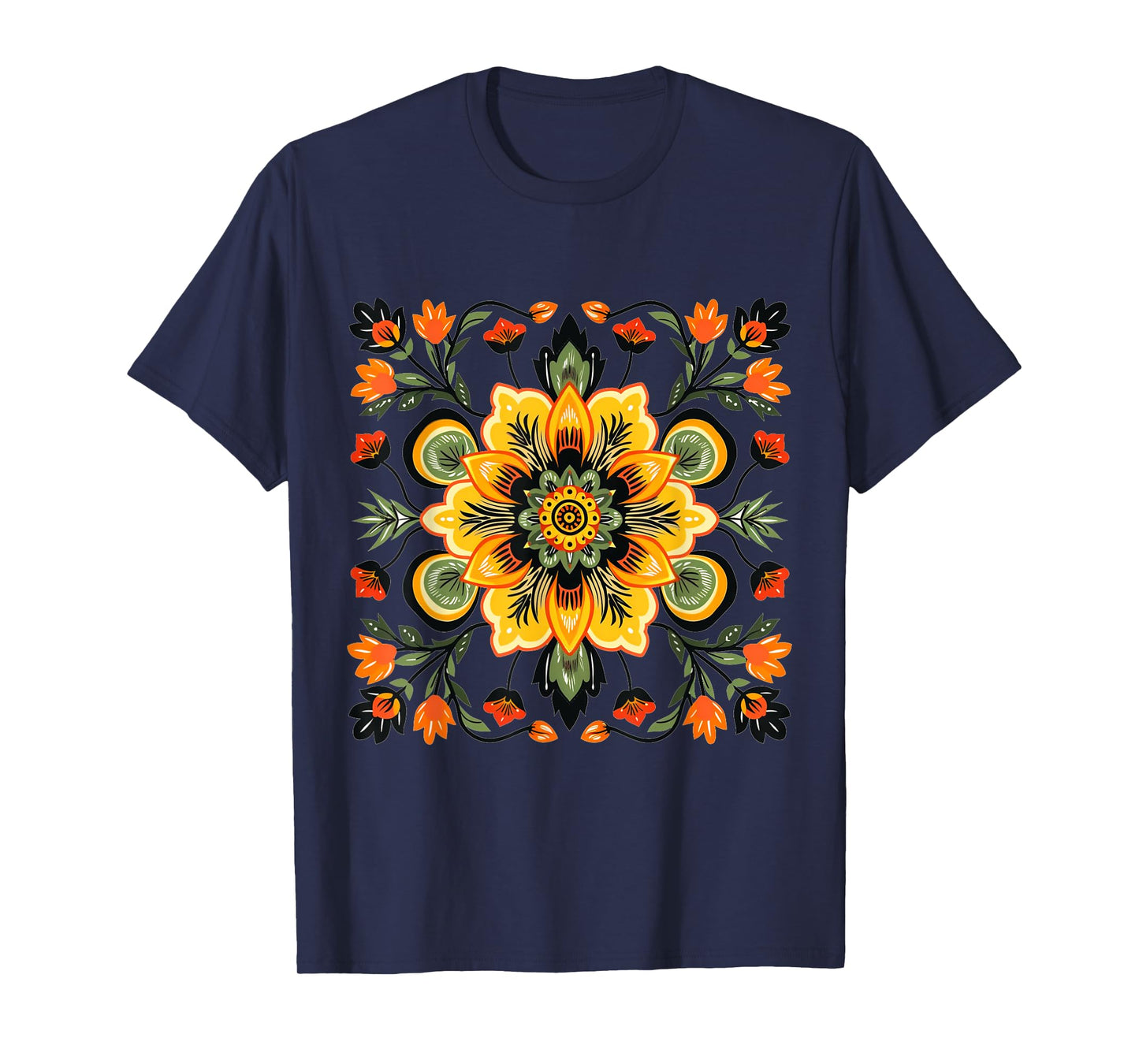 Cool Mexican Flower Costume for Boys and Girls T-Shirt