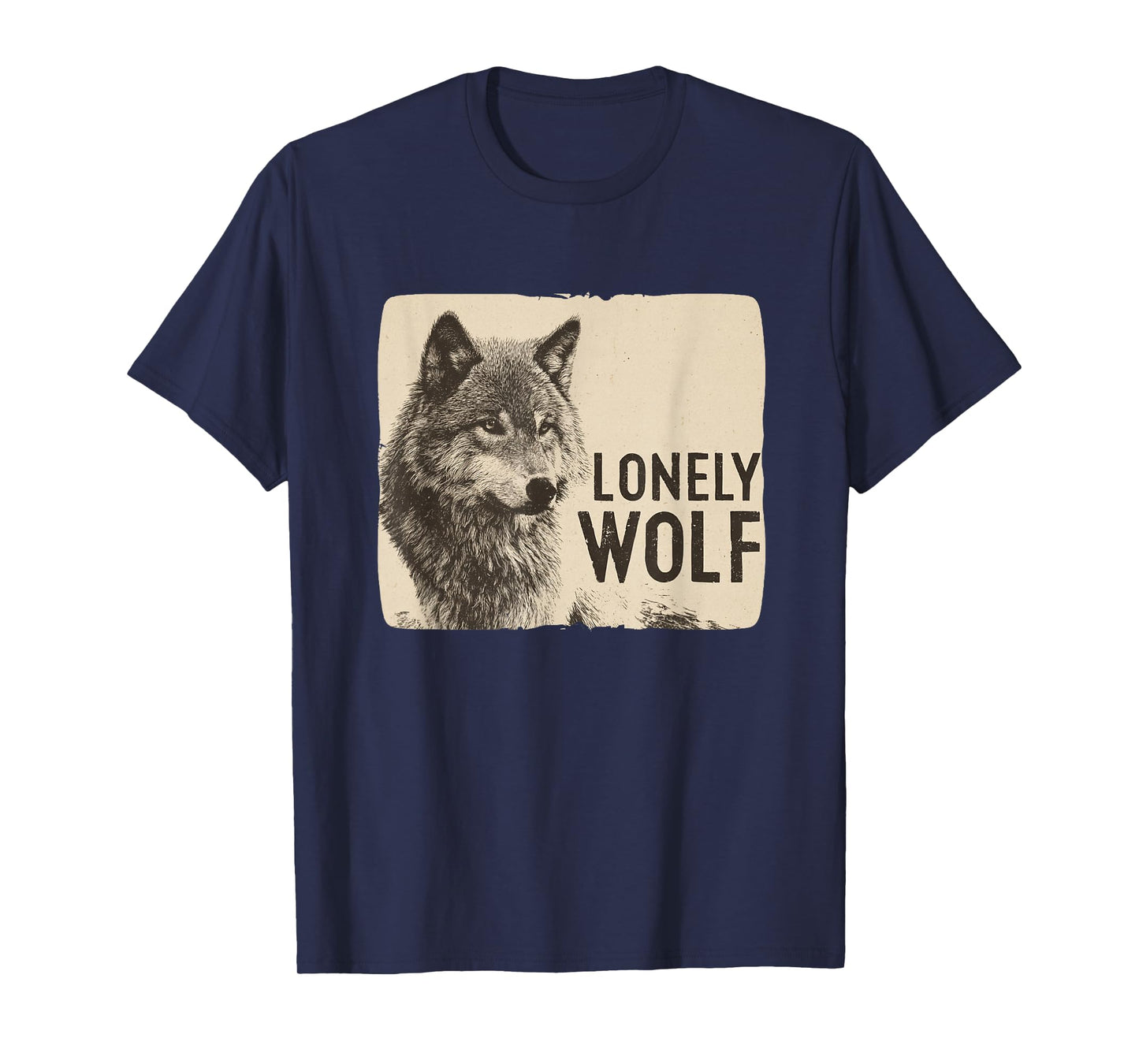Nice Lonely Wolf Speech Costume T-Shirt