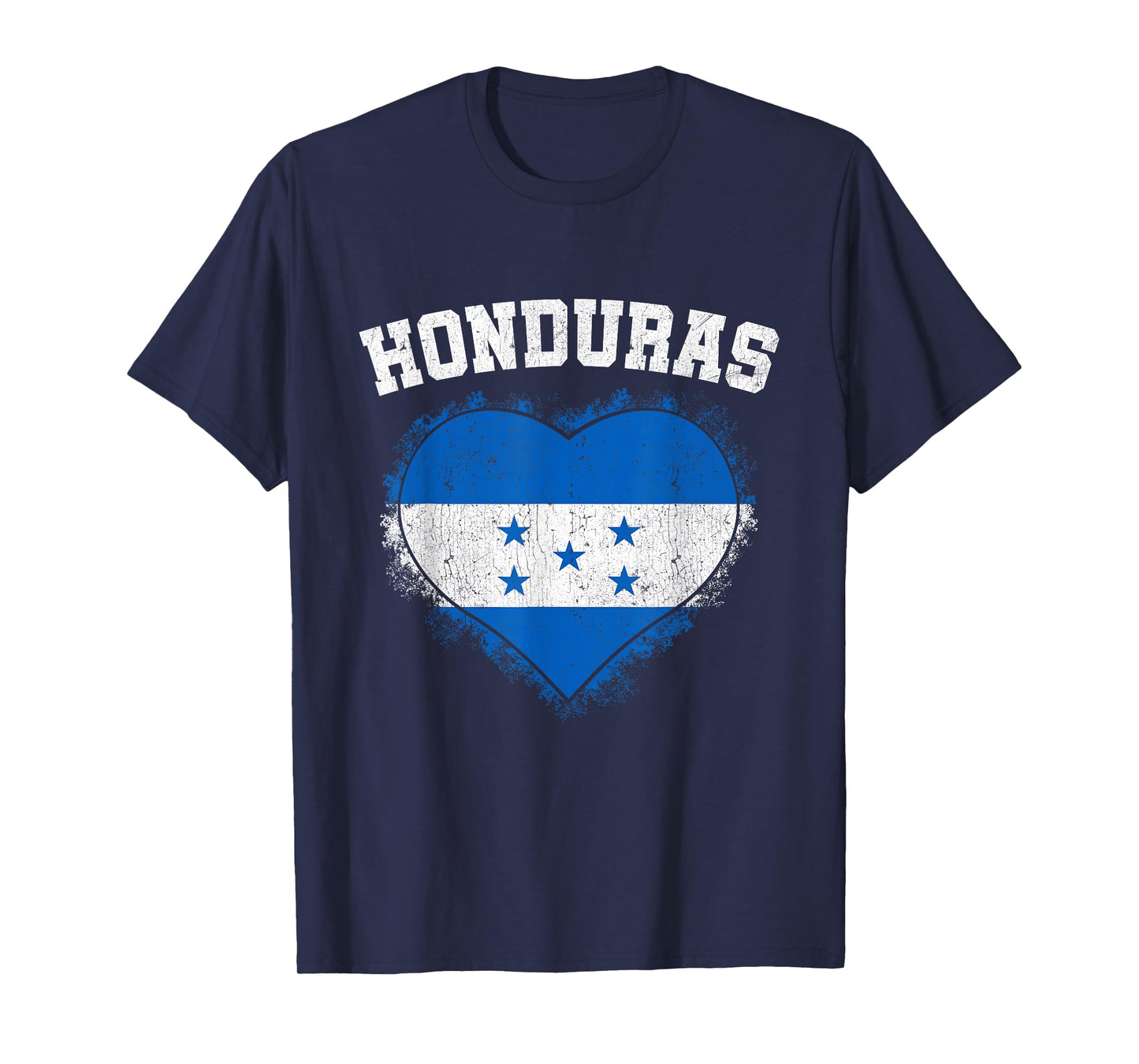 Honduras Heart Flag Honduras Lover Honduran Pride T-Shirt