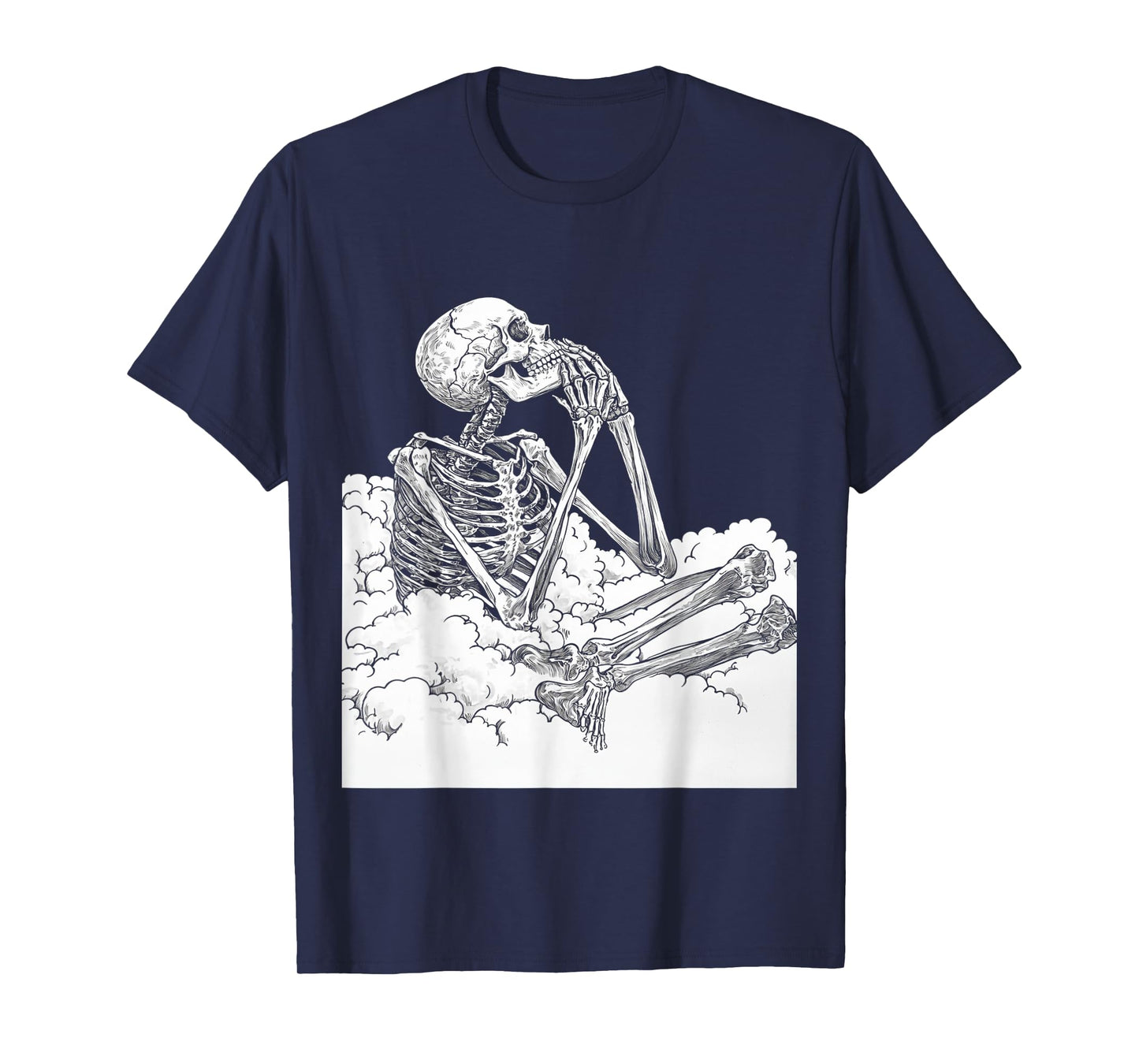 Skeleton Hands Praying Graphic Tee T-Shirt