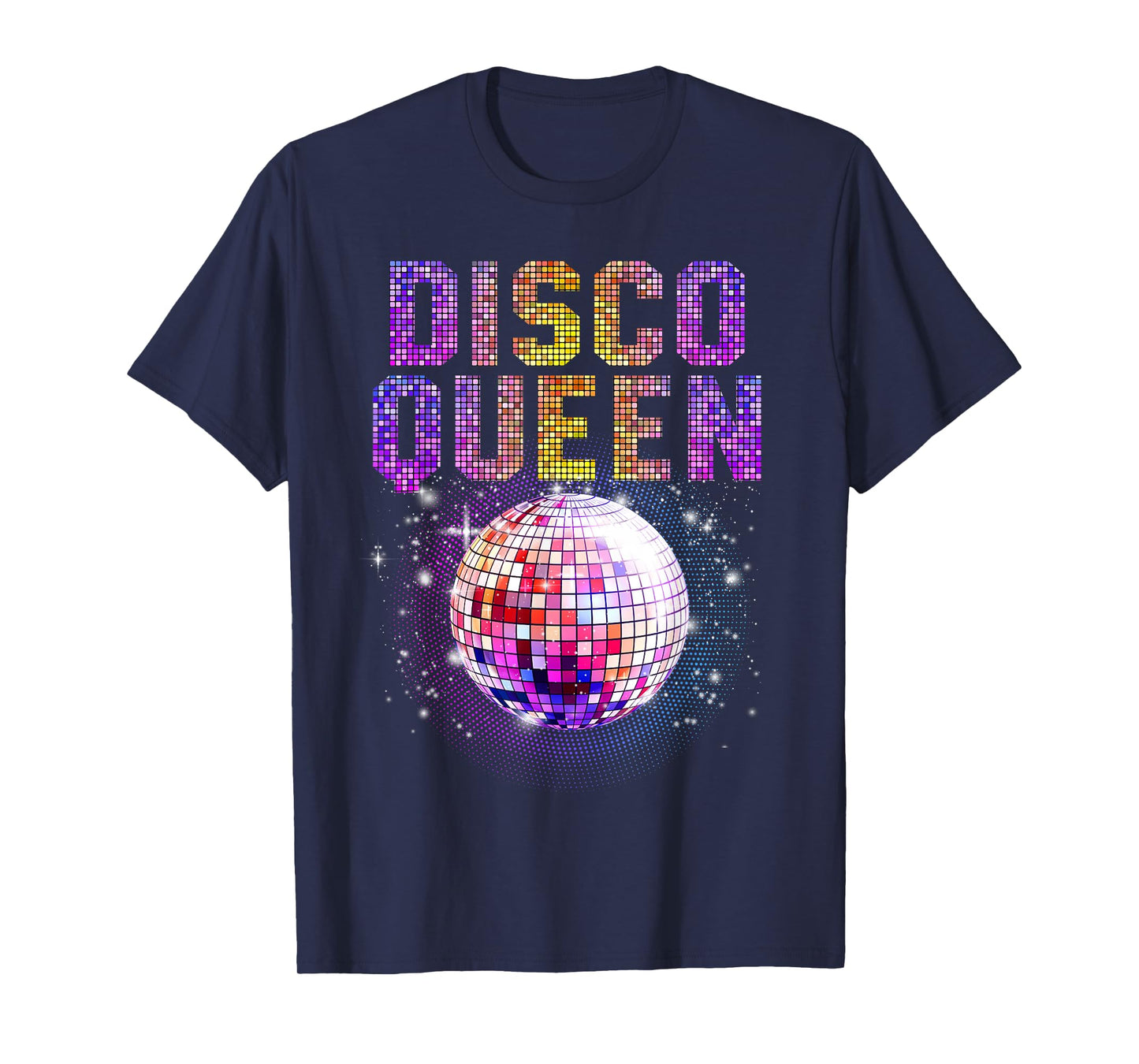 Disco Queen Art for Women Girls Funk Music Disco Dancing T-Shirt