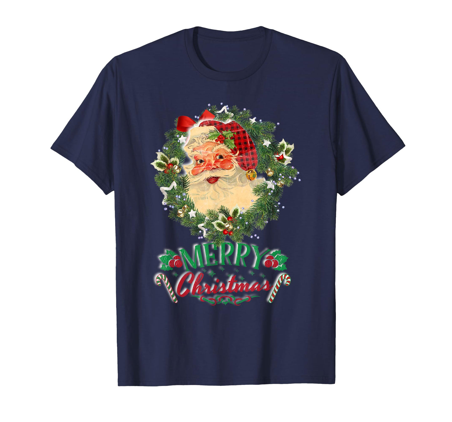 Vintage Santa Claus St Nicholas Old Fashioned Christmas T-Shirt