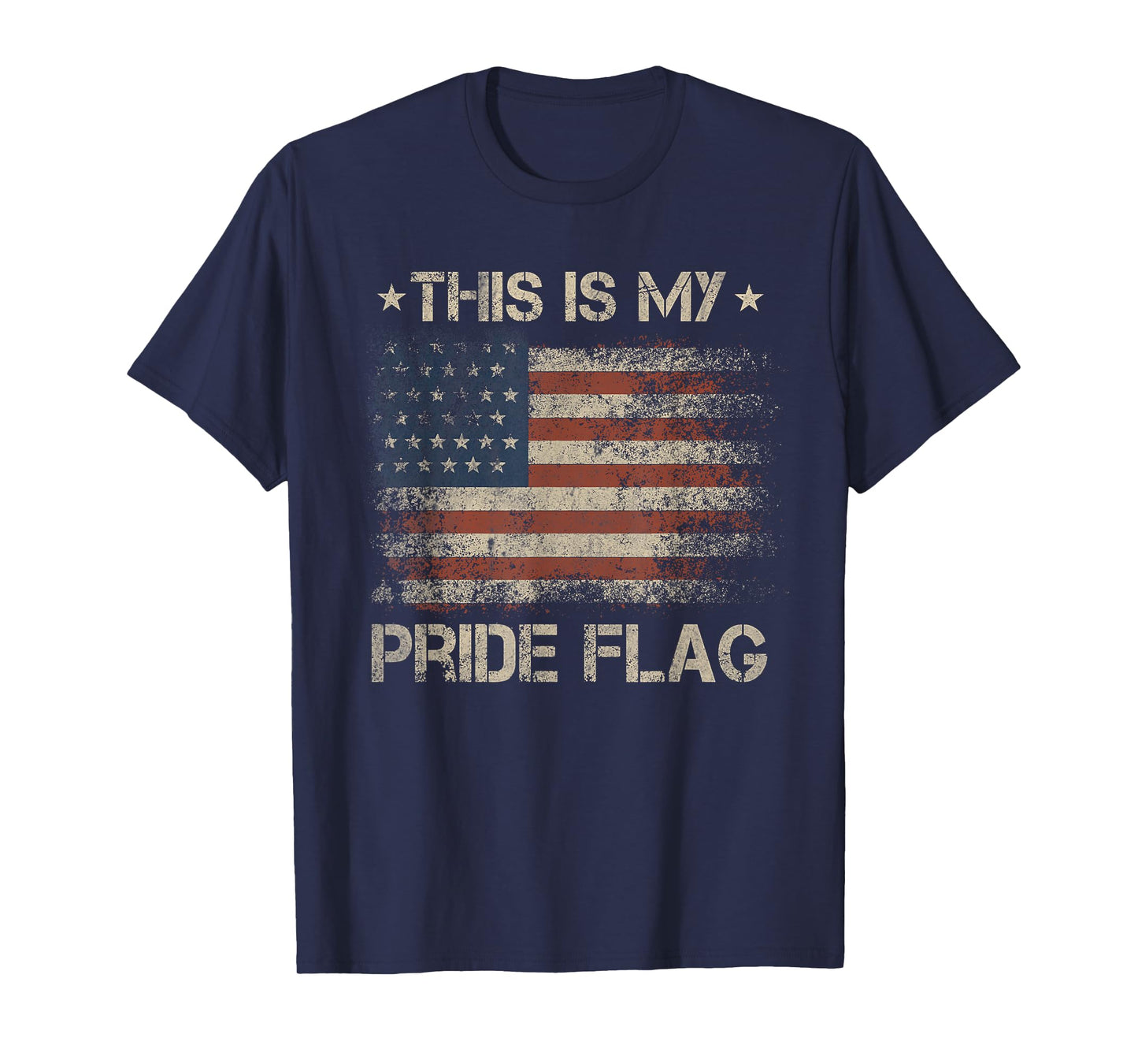This Is My Pride Flag USA American 4th of July Patriotic T-Shirt