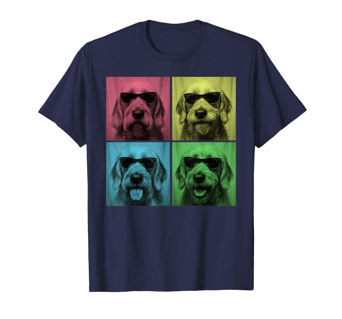 Spinone Italiano Pop Art Funny Dog Lover Photo Booth T-Shirt for Men Women Kids