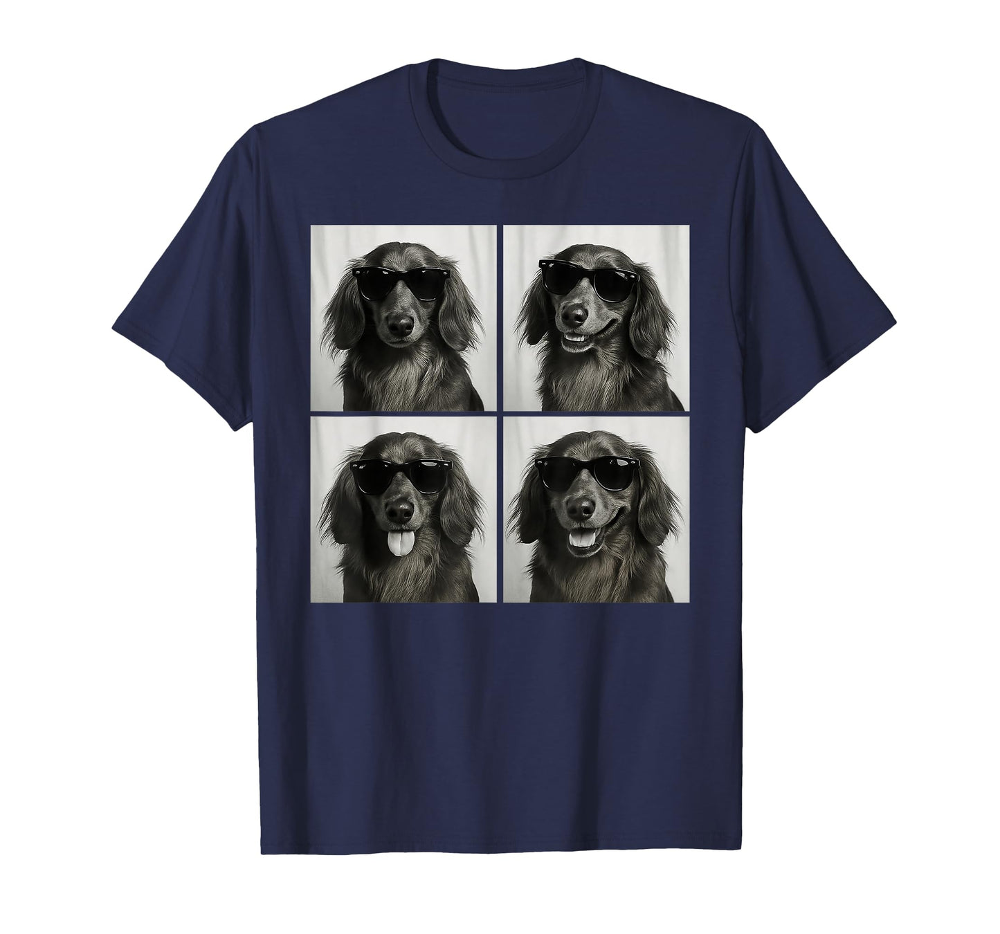 Funny Dachshund Lover Cute Wiener Dog Photo Booth T-Shirt