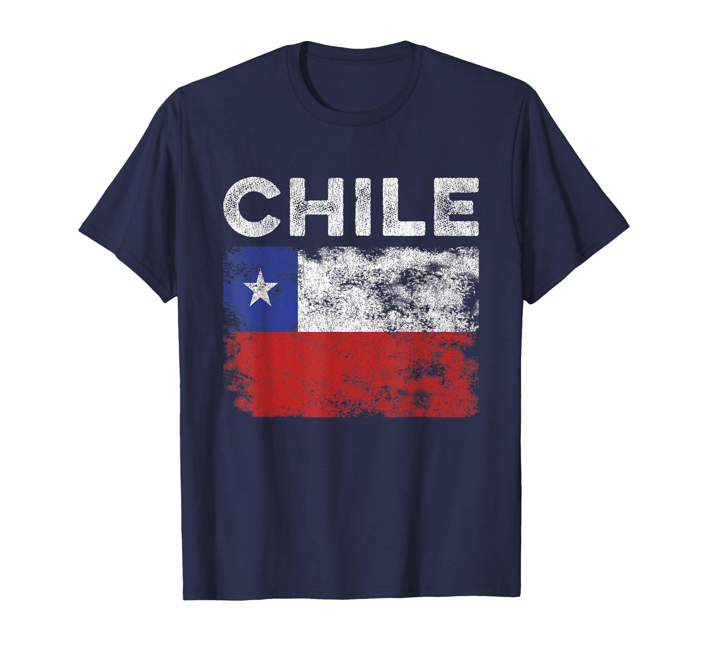 Chile Flag Distressed - Men Women Kids - Chilean Flag T-Shirt