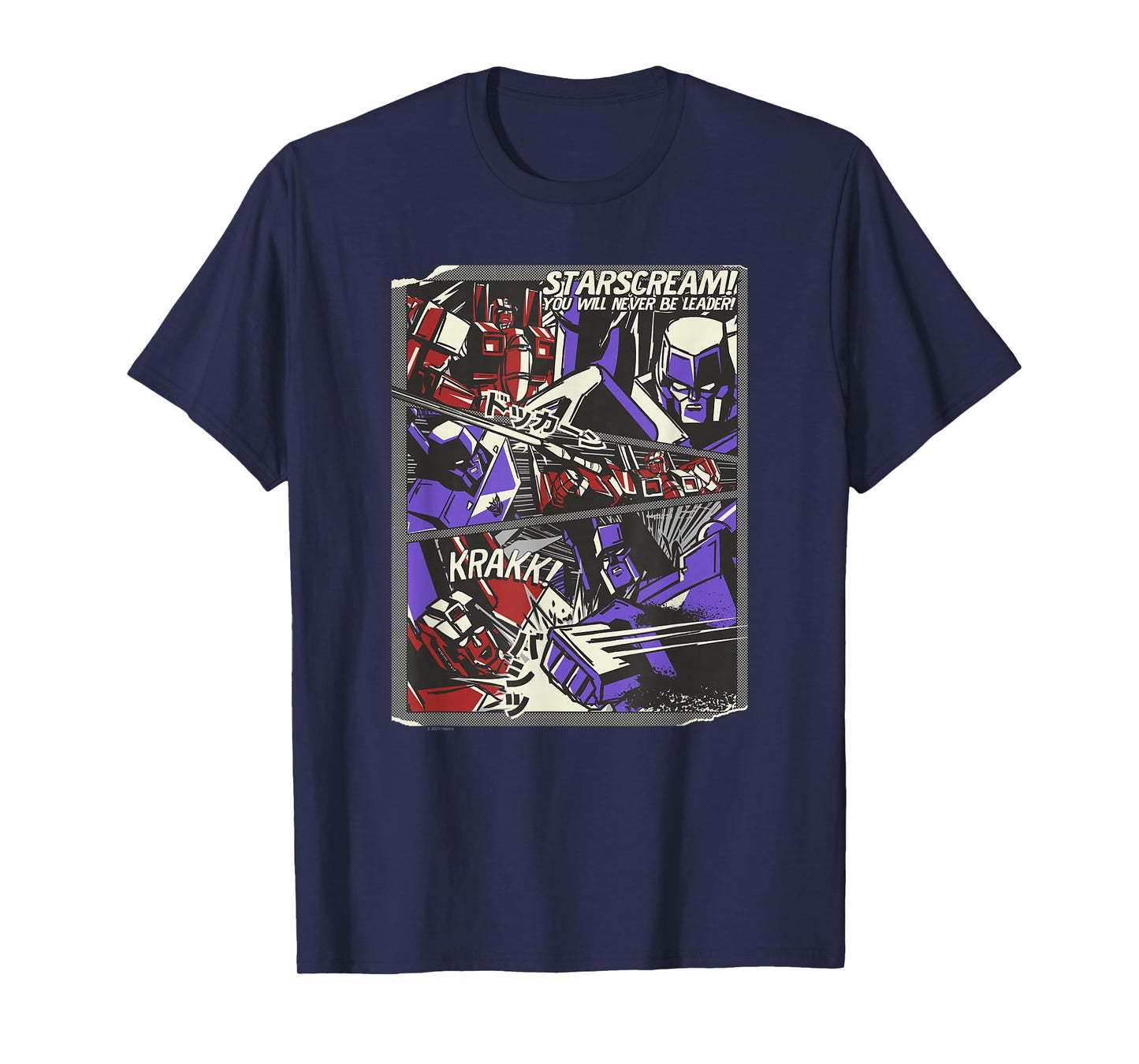 Transformers Starscream Will Never Be Leader Japanese Comic T-Shirt