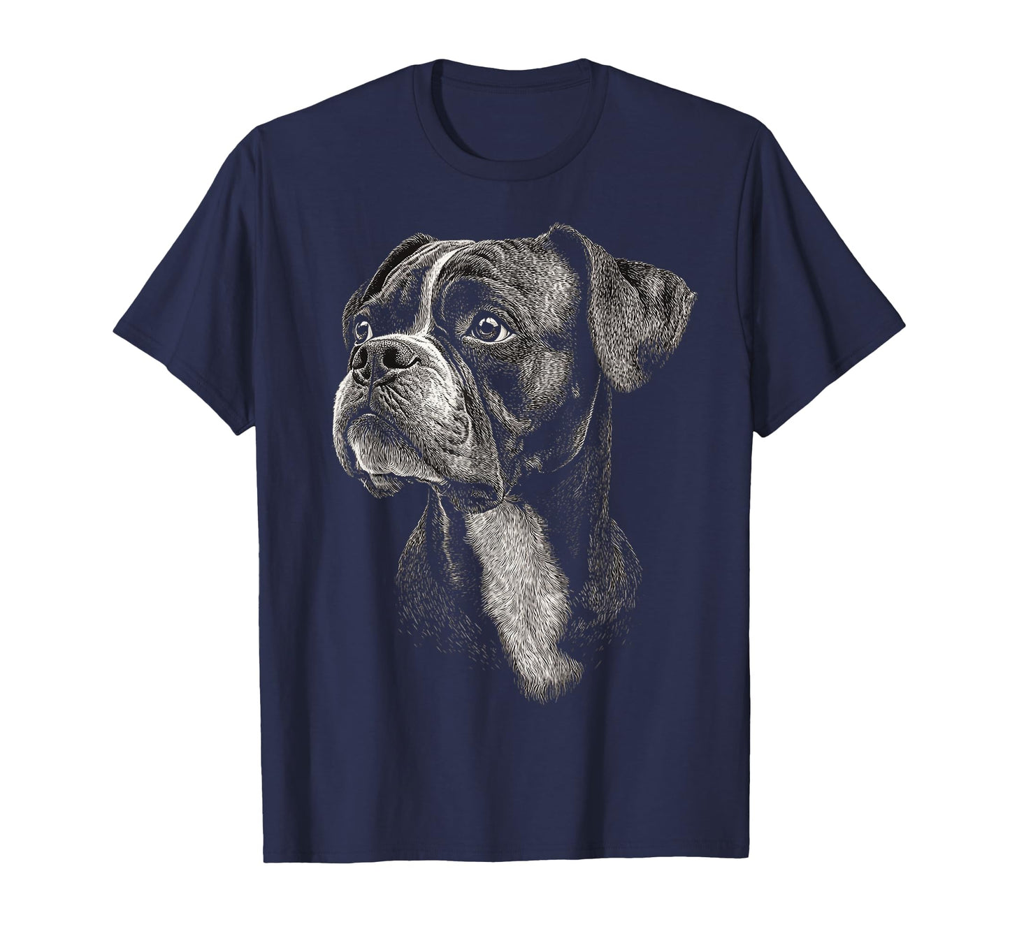 Boxer Dog Motif Pet Art Boxer T-Shirt