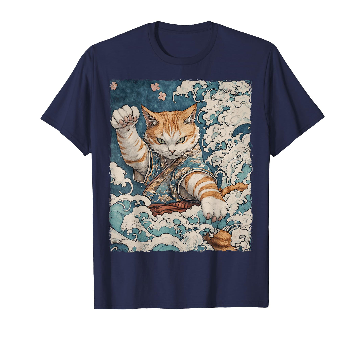 Funny Graphic Cat Japanese Anime Men Women Kids T-Shirt