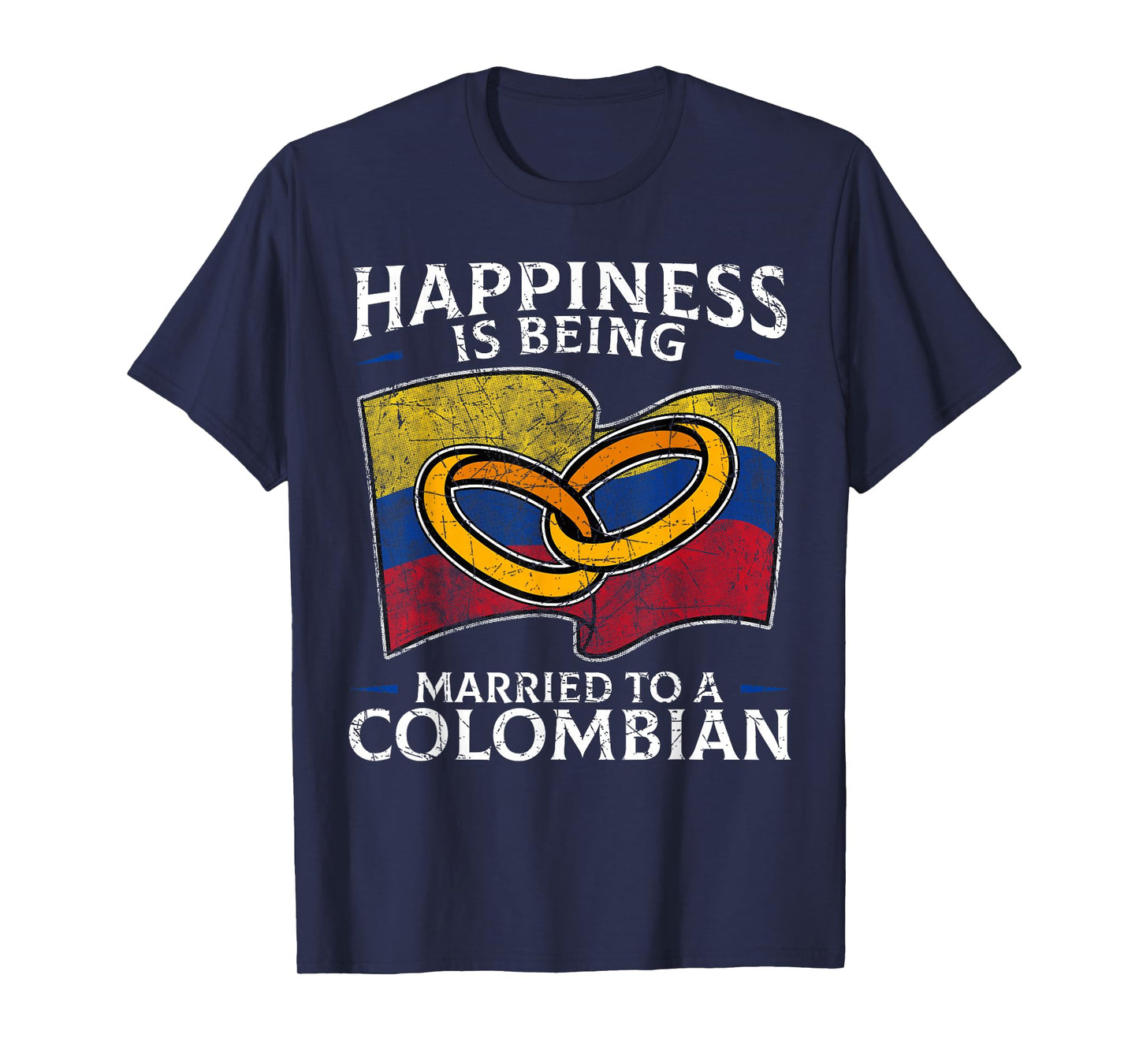 Colombia Marriage Colombian Heritage Married Flag Culture T-Shirt