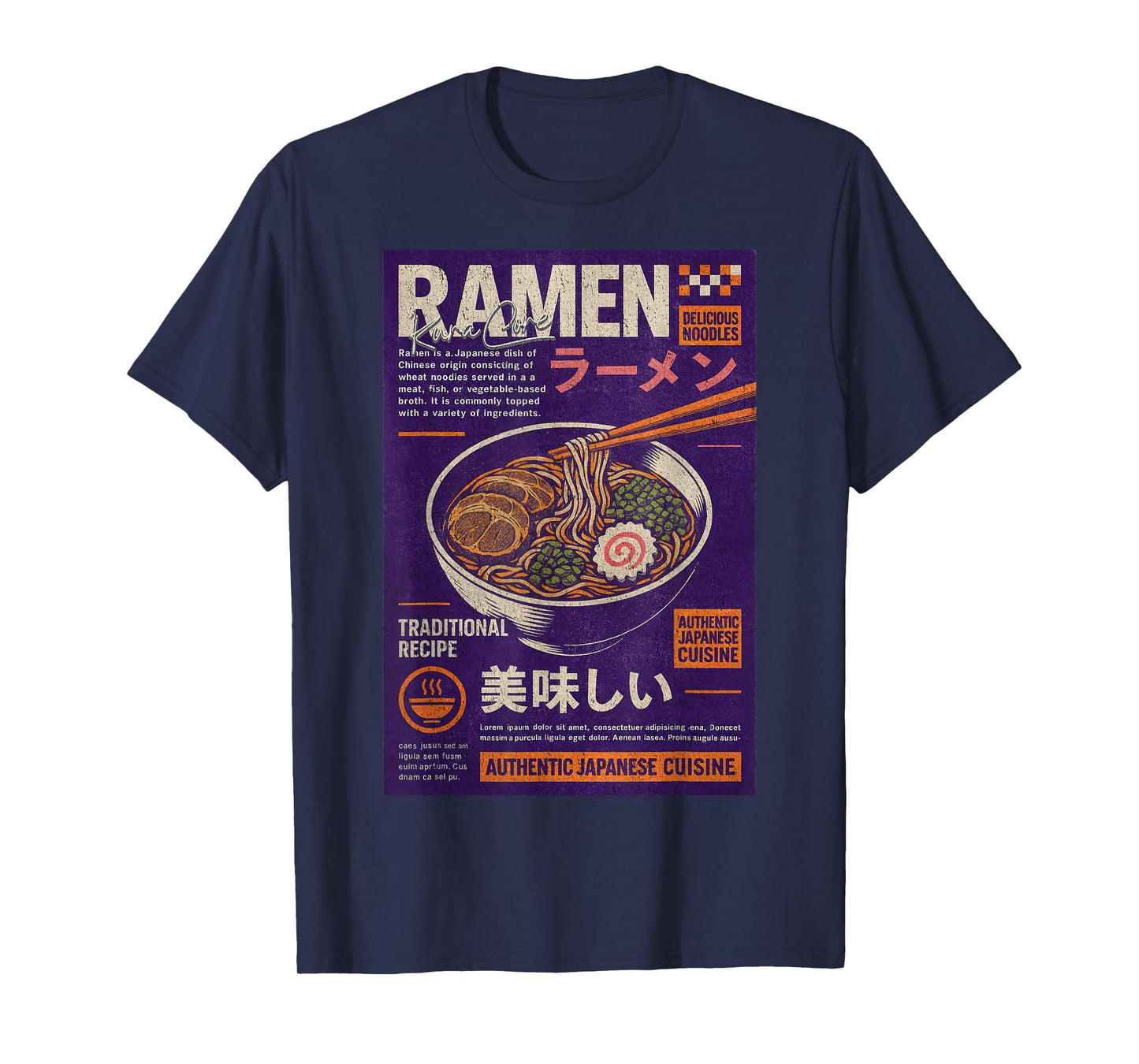 Ramen Japanese Streetwear Cyberpunk Y2K Retro Manga Anime T-Shirt