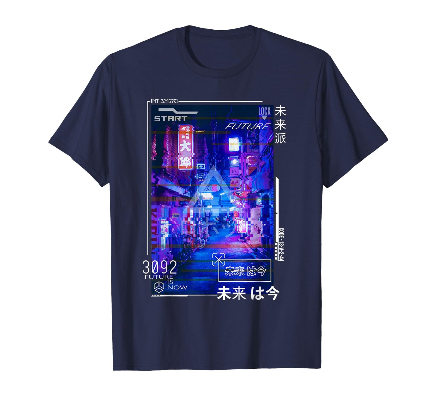 Cyberpunk Japanese Futurism Aesthetic Vaporwave T-Shirt