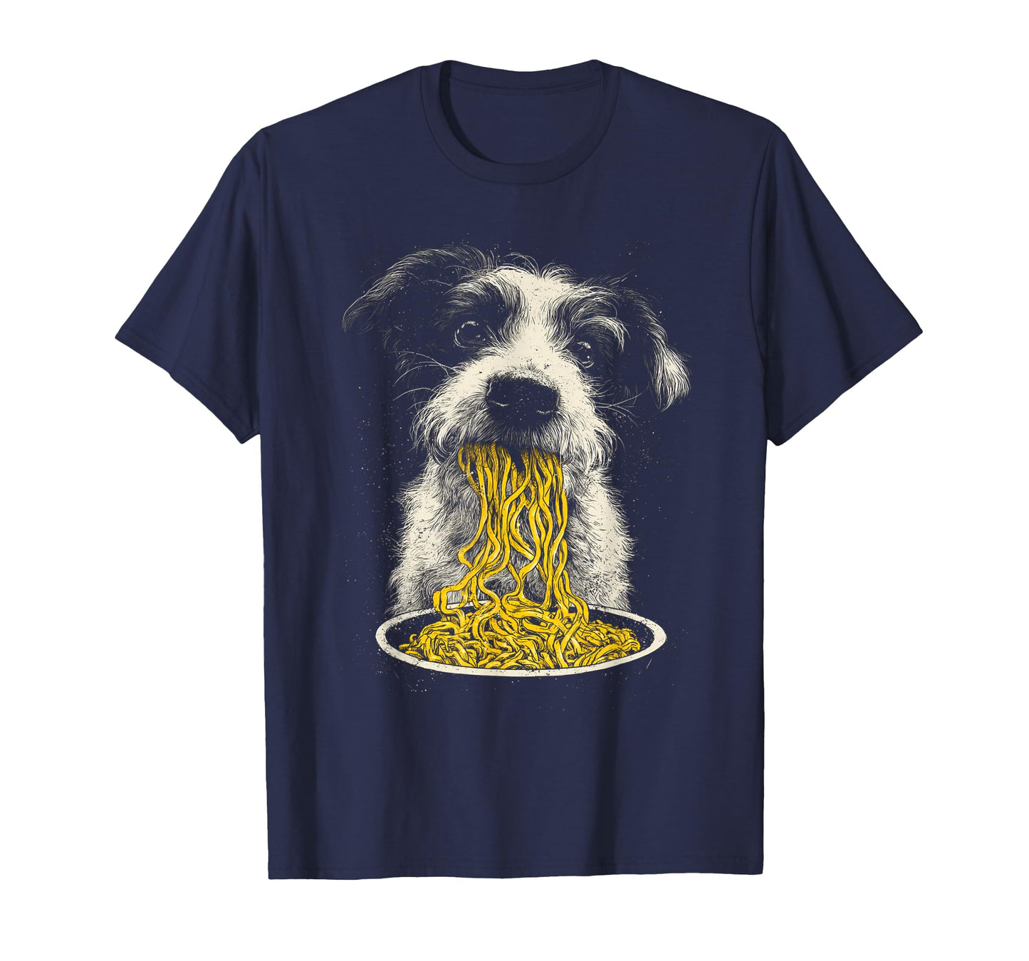 Baby Dog Eating Ramen T-Shirt