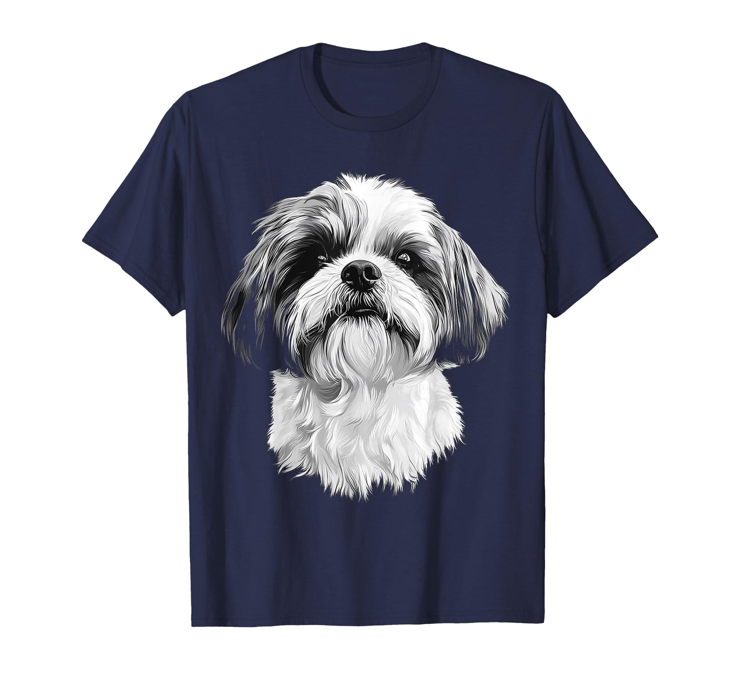 Shih Tzu Dog Motif Pet Artwork Shih Tzu T-Shirt