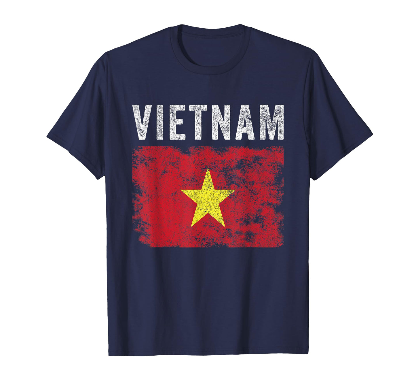 Vietnam Flag Distressed - Men Women Kids - Vietnamese Flag T-Shirt