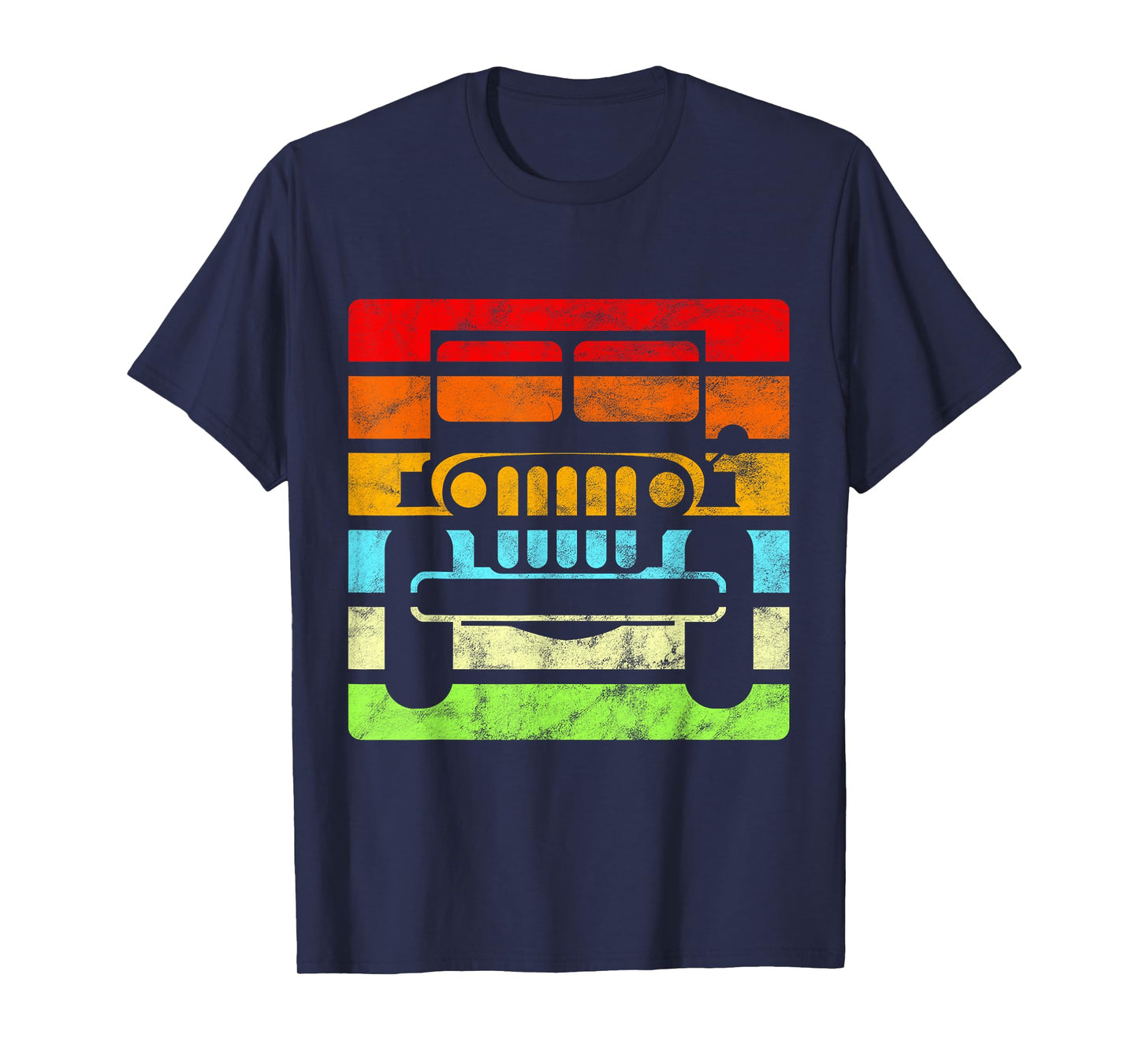 Off Road 4X4 Vintage Retro 70s Sunset Off Road Gift T-Shirt