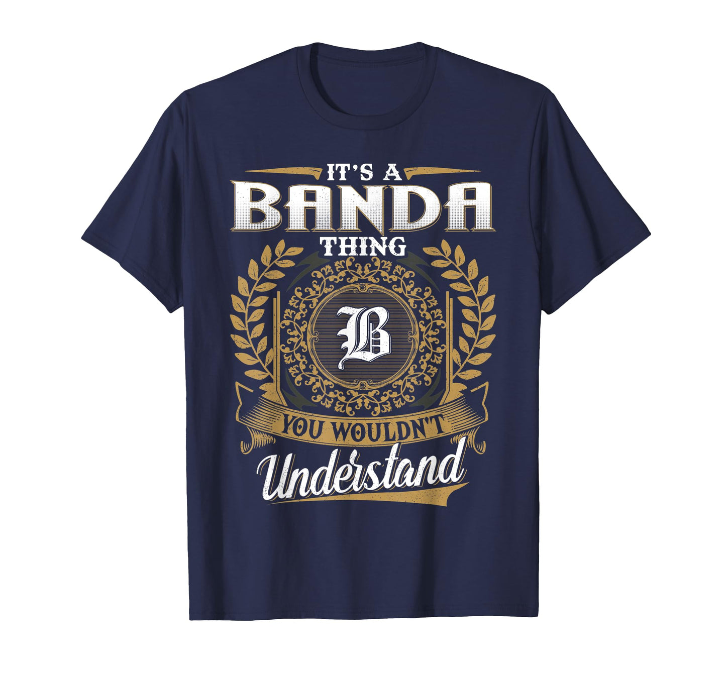BANDA Family Member - Last Name BANDA Surname Personalized T-Shirt