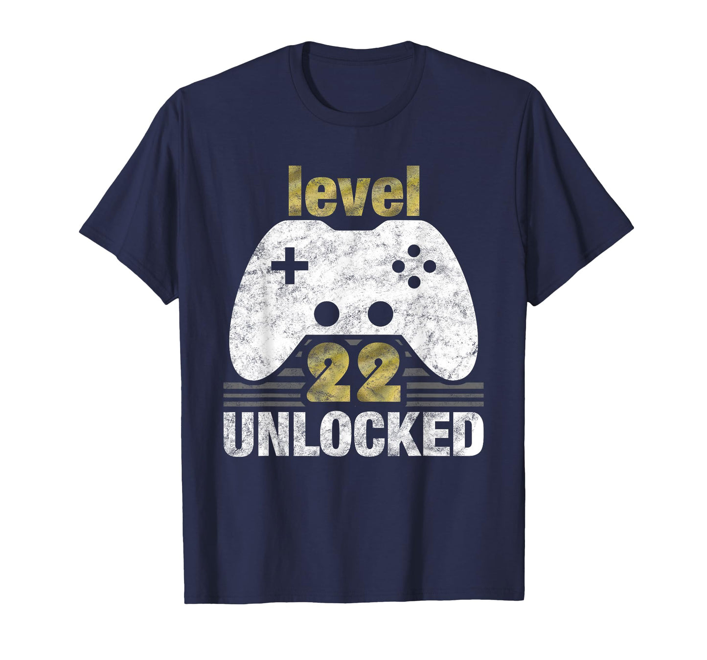 Level 22 Unlocked 22nd Birthday 22 Year Old Gift for Gamers T-Shirt