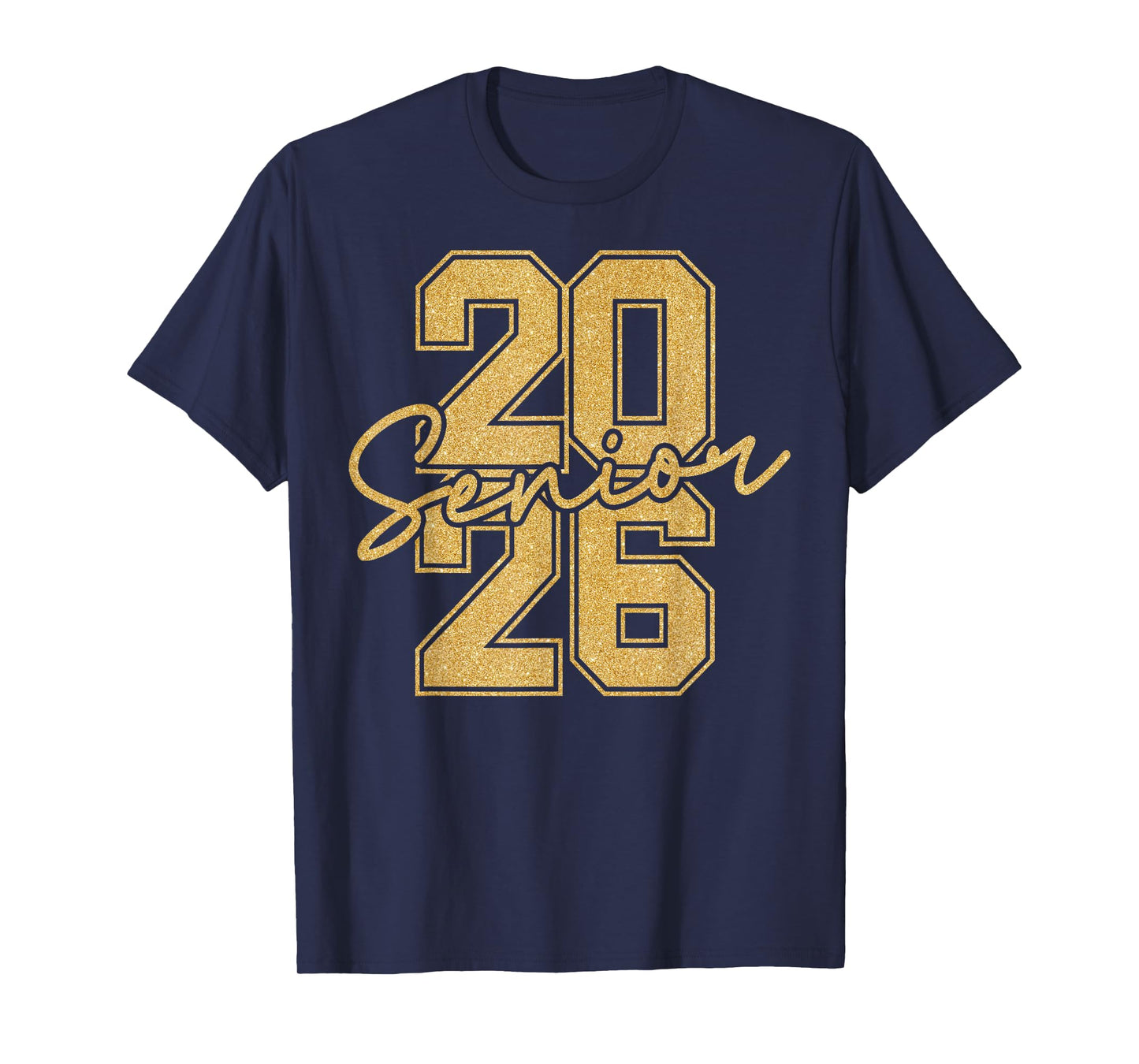 Senior 2026 Class of 2026 Gold Black Senior Graduation Gift T-Shirt