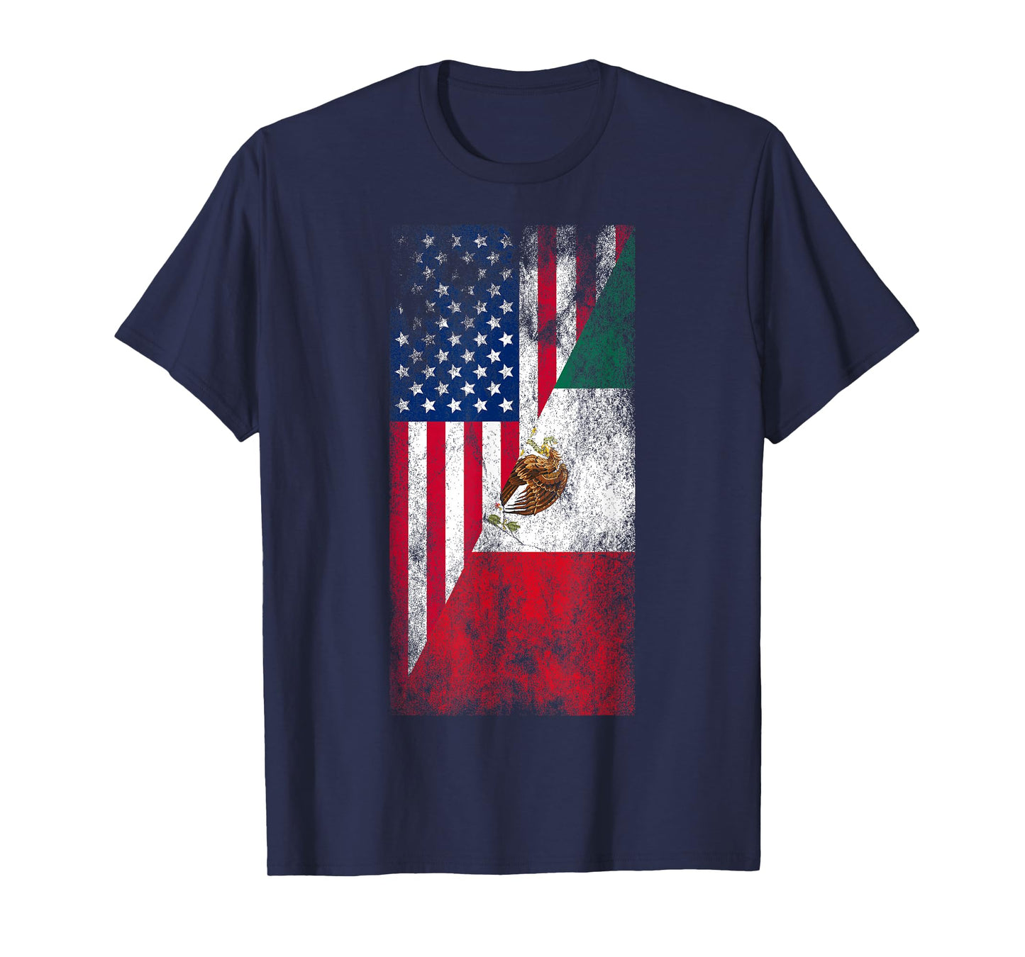 USA & Mexico Flags - United States of America, Mexican T-Shirt