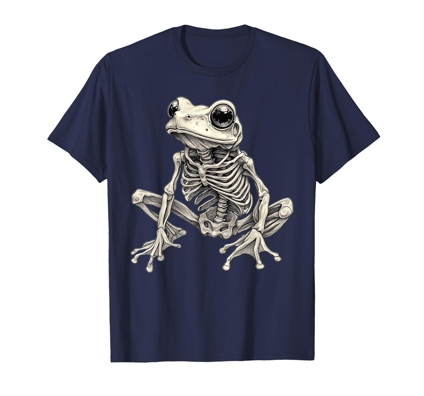 Frog Skeleton Halloween T-Shirt
