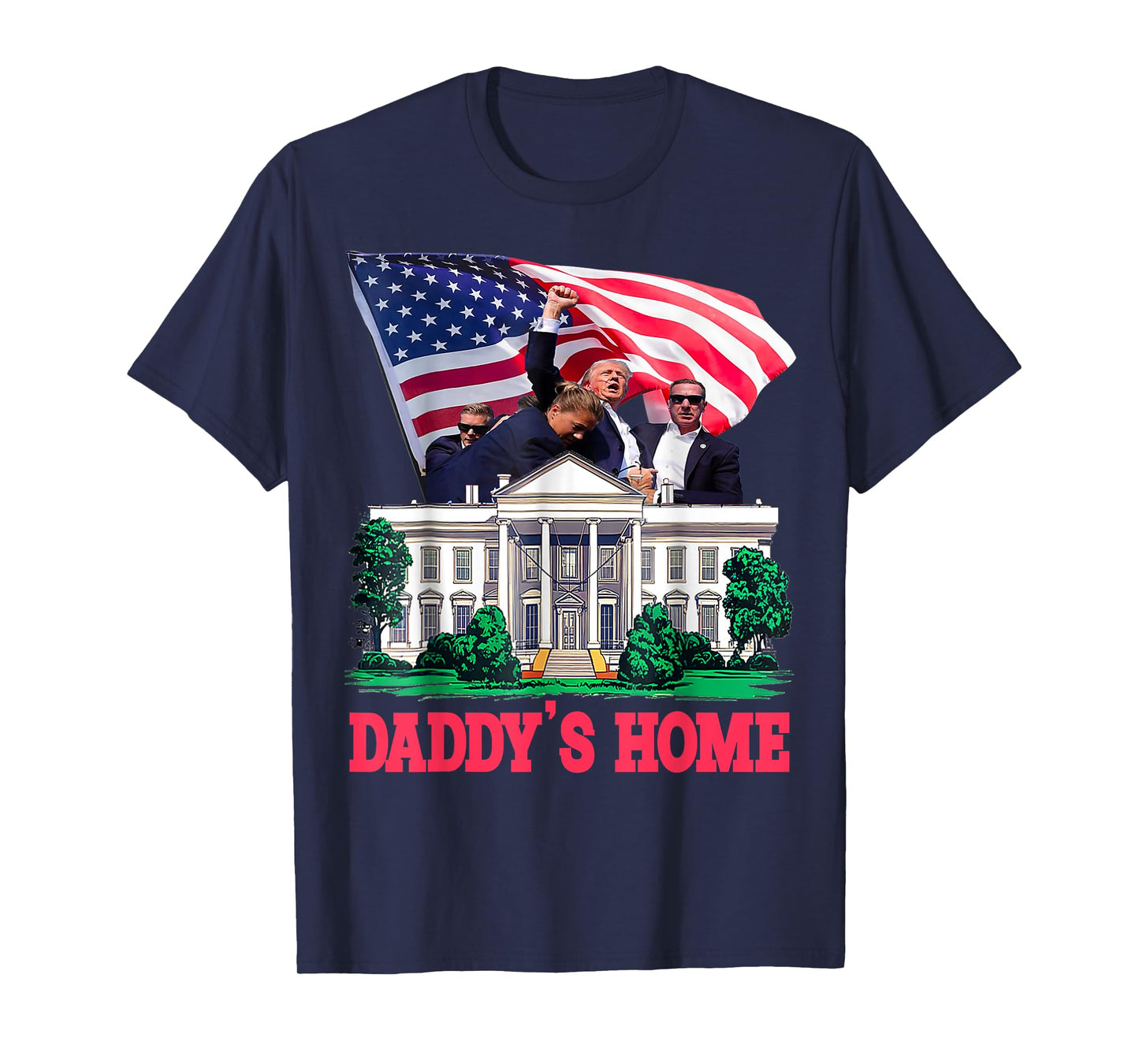 TRUMP DADDY'S HOME Bye Joe Biden Drops Out run for election T-Shirt