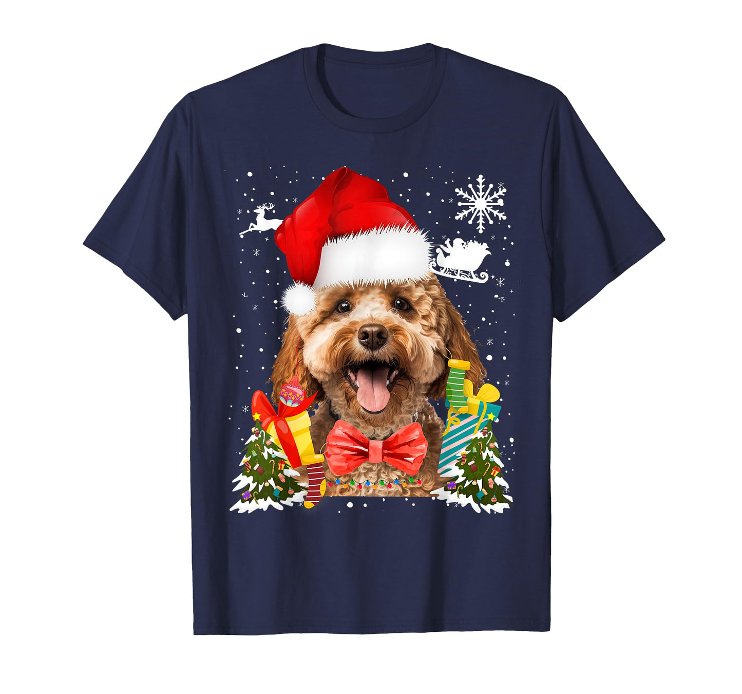 Cavapoo Christmas Outfit Idea For Kids & Christmas Cavapoo T-Shirt
