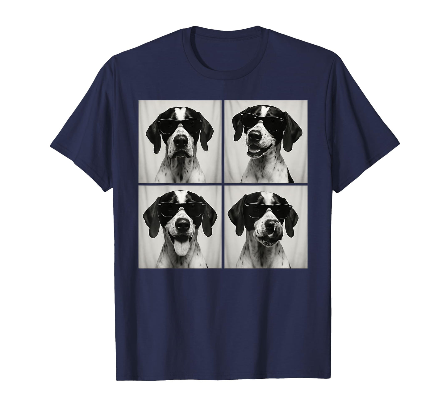 Funny English Pointer Lover Cute Dog Photo Booth T-Shirt