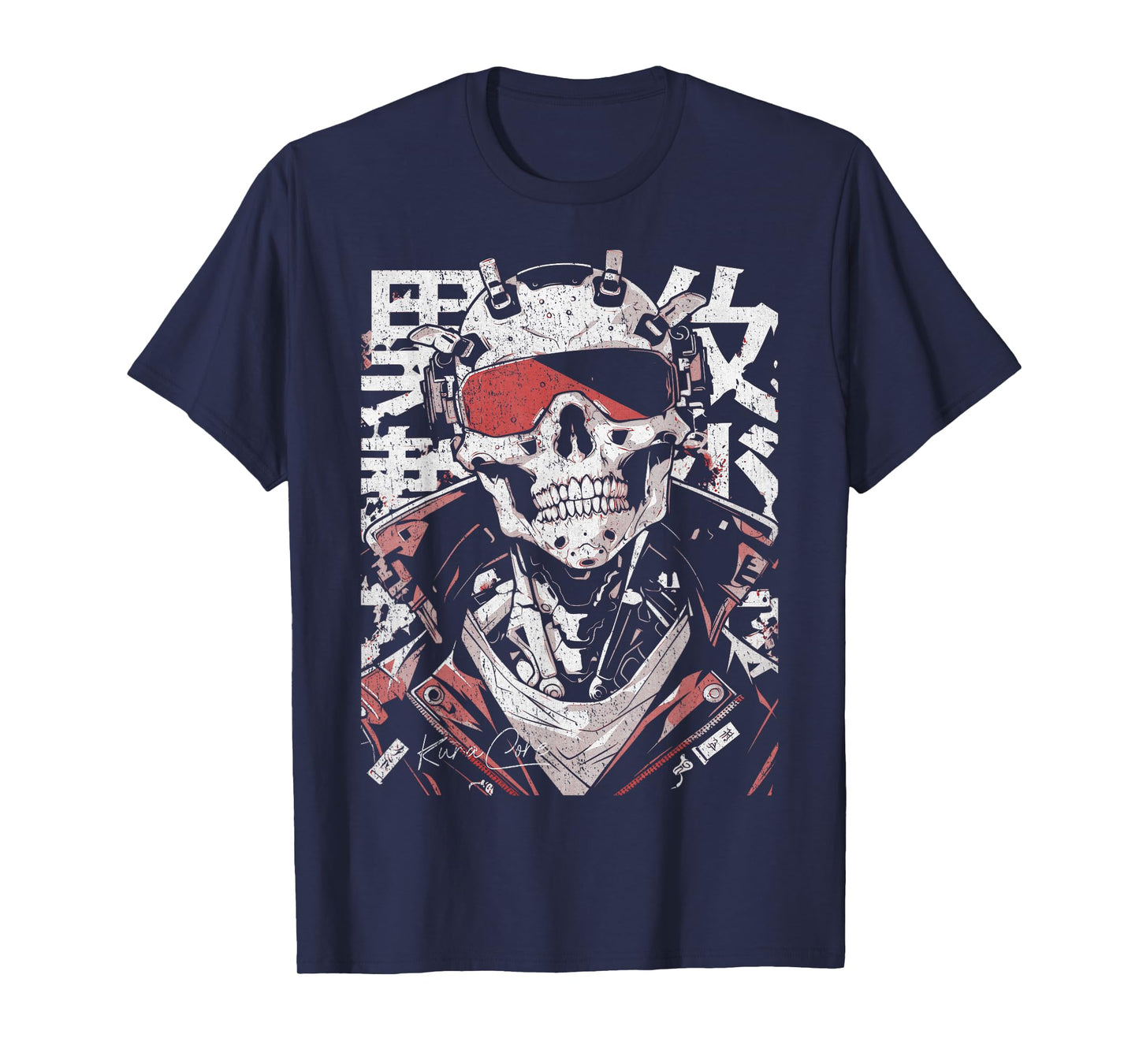 Japanese Streetwear Cyberpunk Y2K Retro Techwear Manga Anime T-Shirt