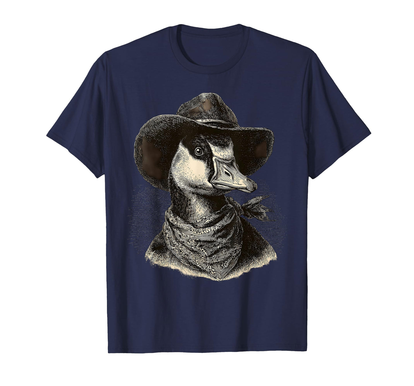 Goose Cowboy Rodeo Cowgirl Vintage Western Country T-Shirt