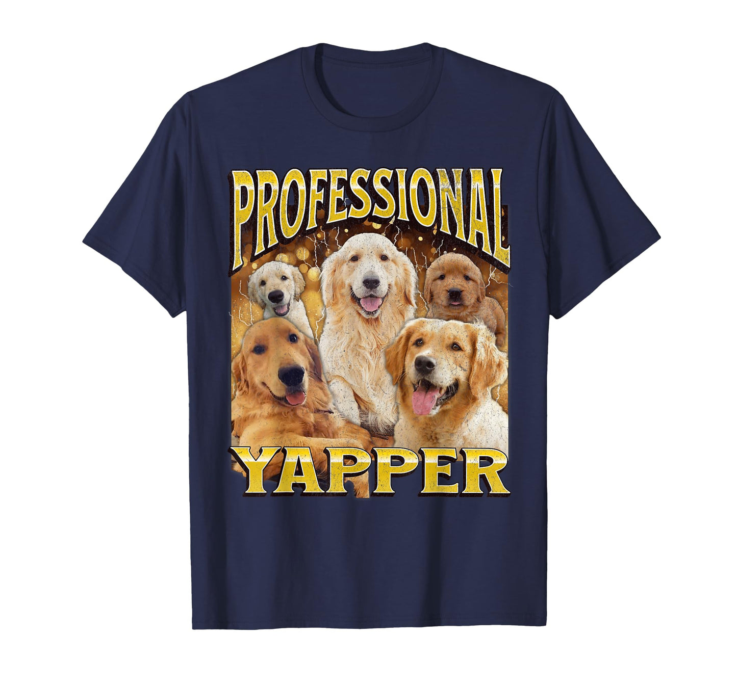 Professional Yapper Funny Dog Meme Bootleg Graphic T-Shirt for Men Women