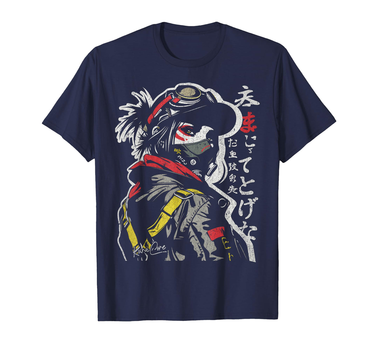 Japanese Streetwear Cyberpunk Y2K Techwear Retro Manga Anime T-Shirt
