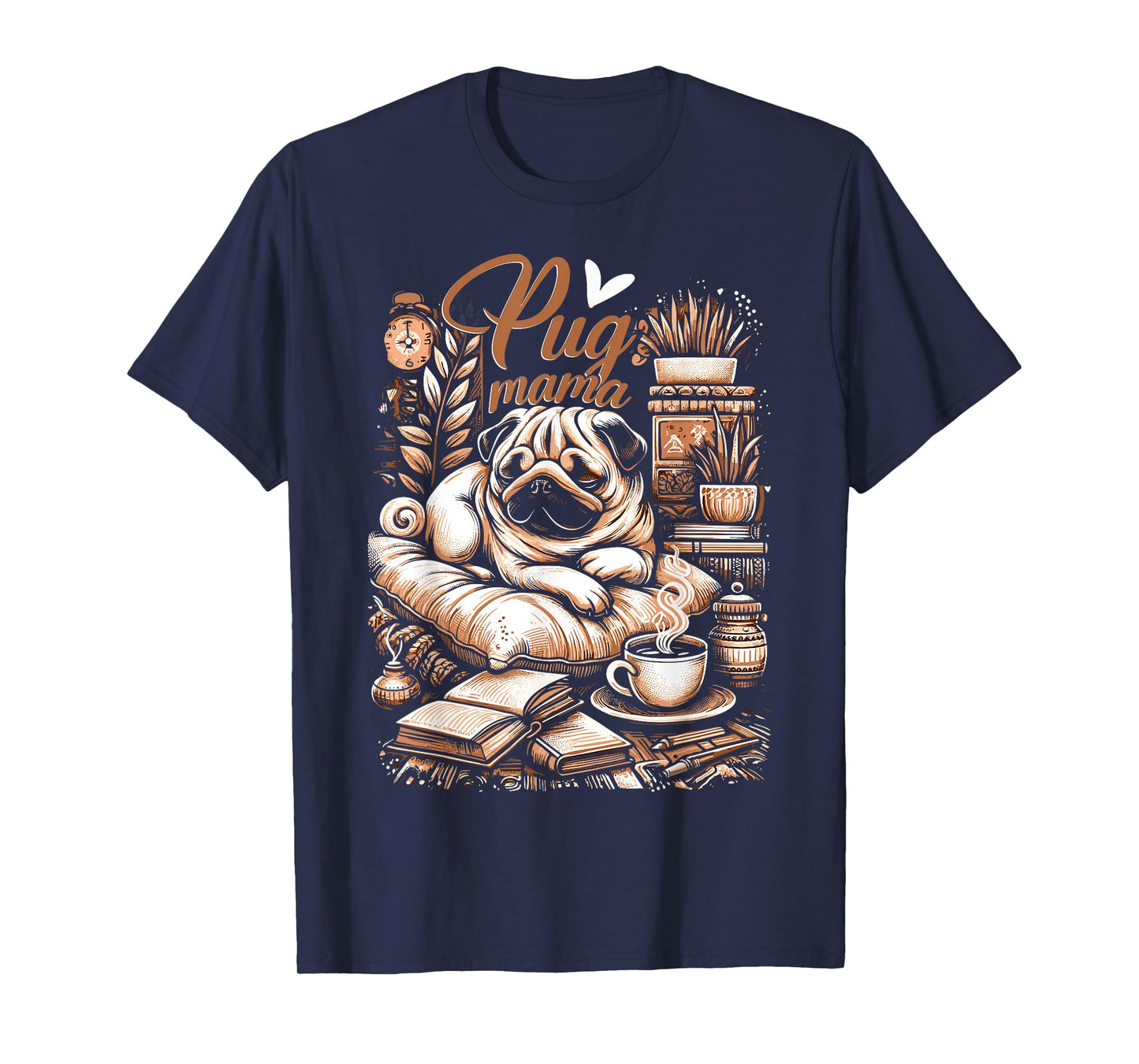 Pug Mama Pug Mom Puppy T-Shirt