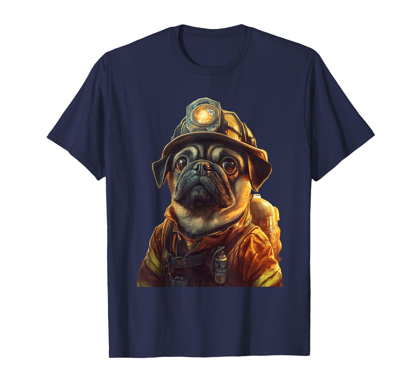 Pug Firefighter T-Shirt