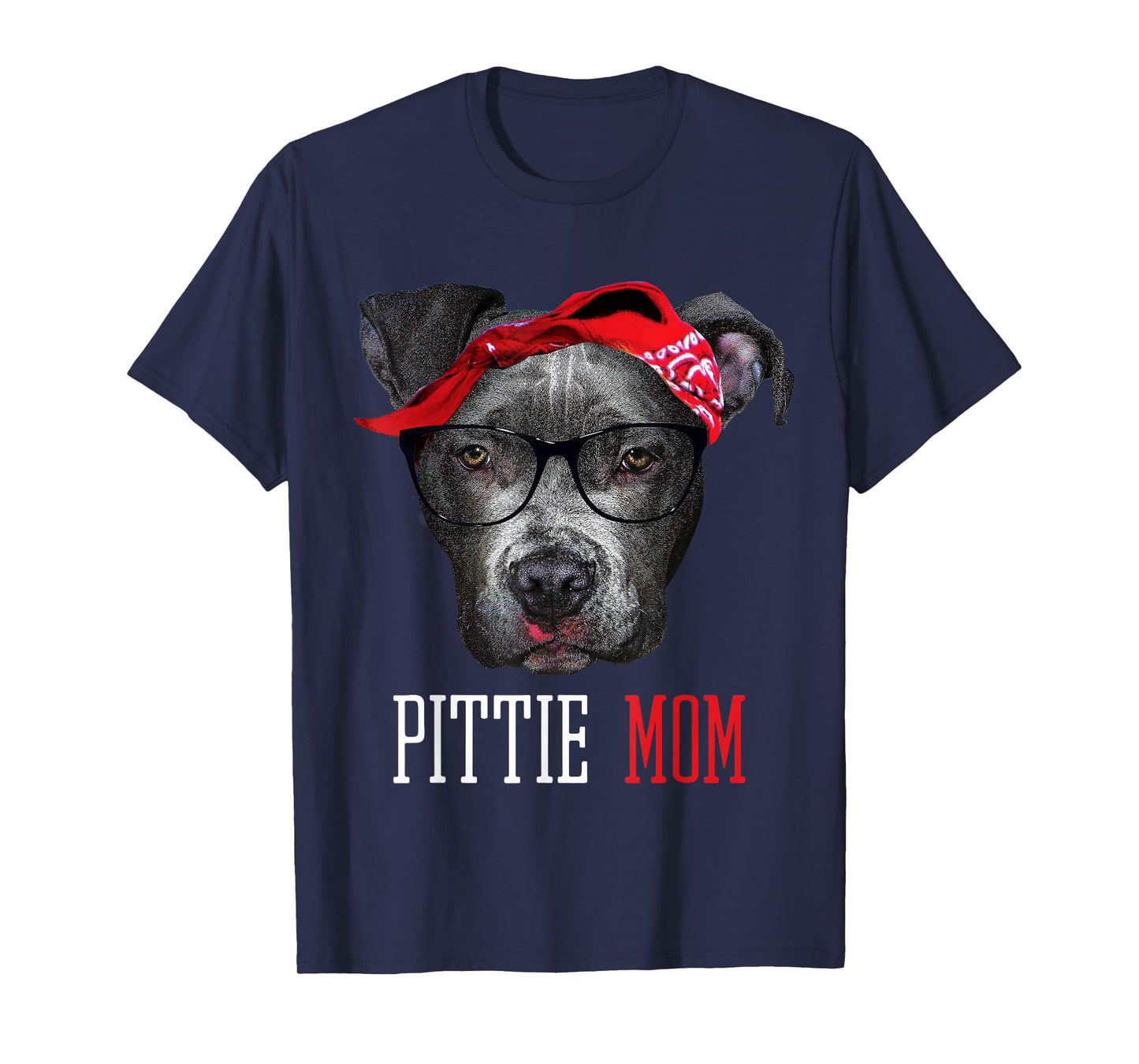 Pittie Mom Pitbull Dog Lovers Mothers Day Women T-Shirt