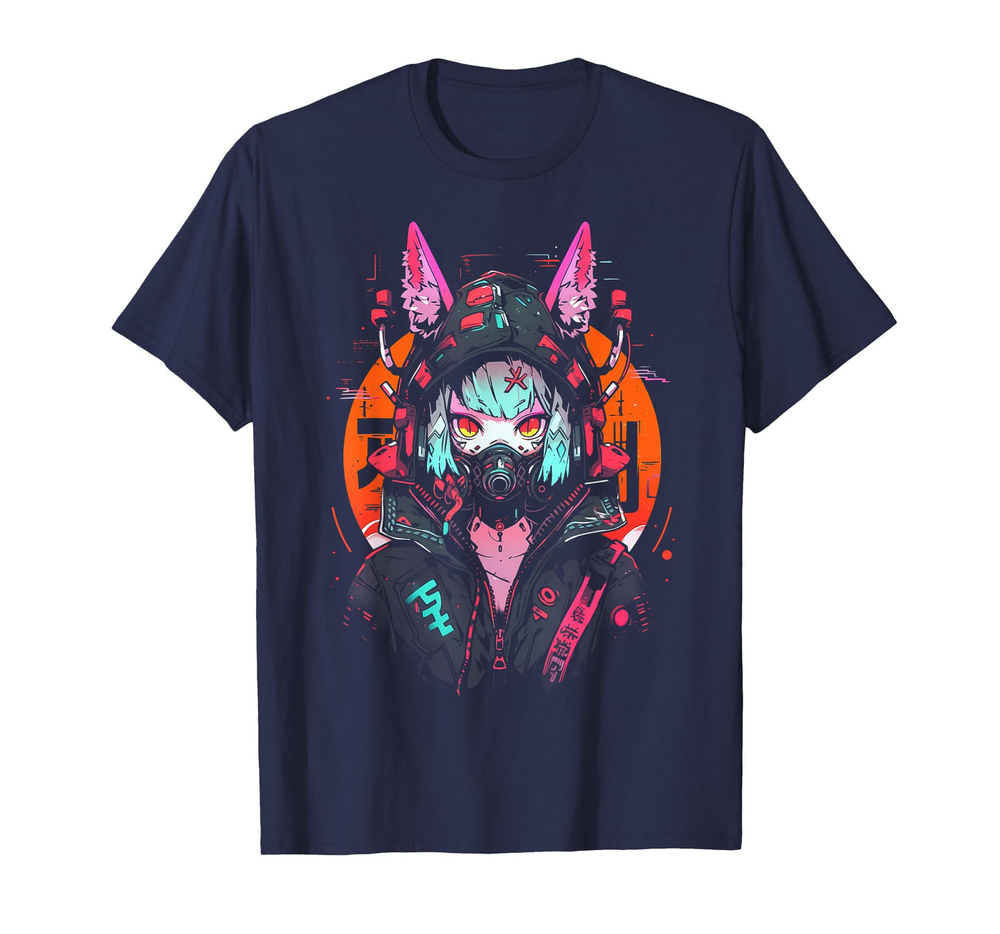 Anime Manga Cyberpunk Aesthetic Techwear Harajuku T-Shirt